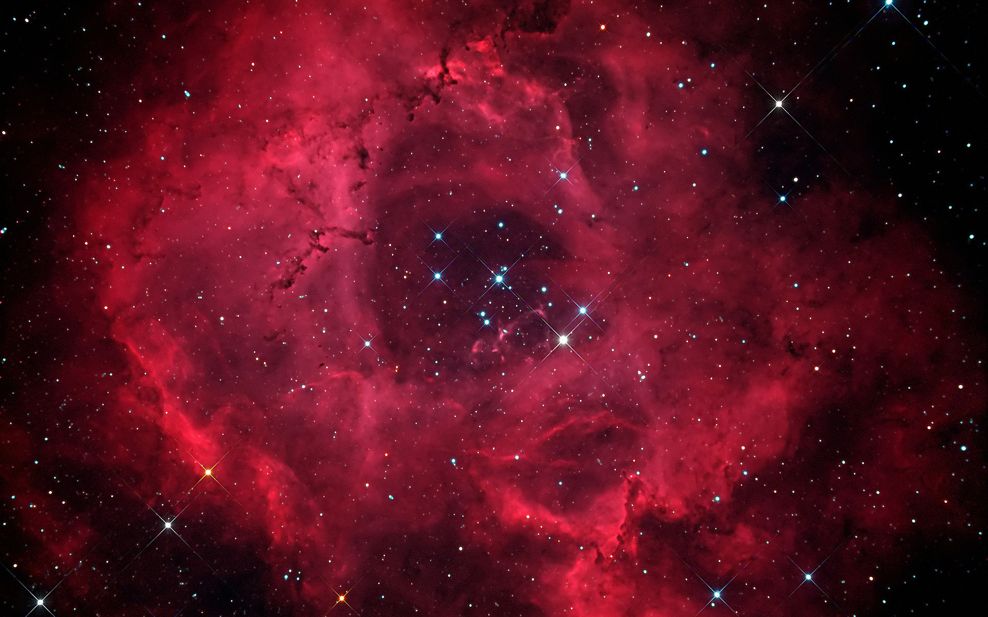 1920x1200 Red Nebula. Red Nebula Desktop Background