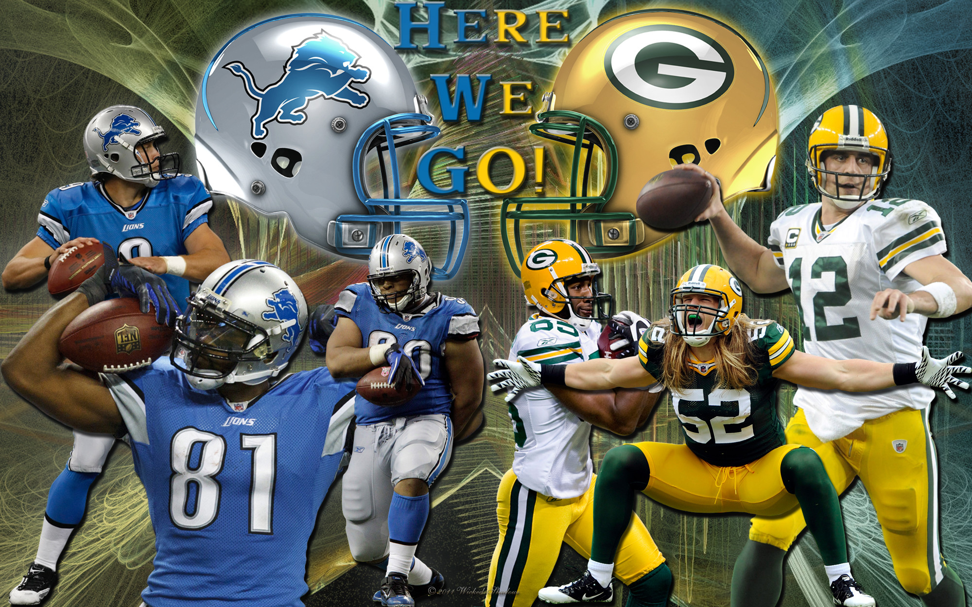 2000x1250 Wallpapers By Wicked Shadows: Detroit Lions Vs Green Bay .