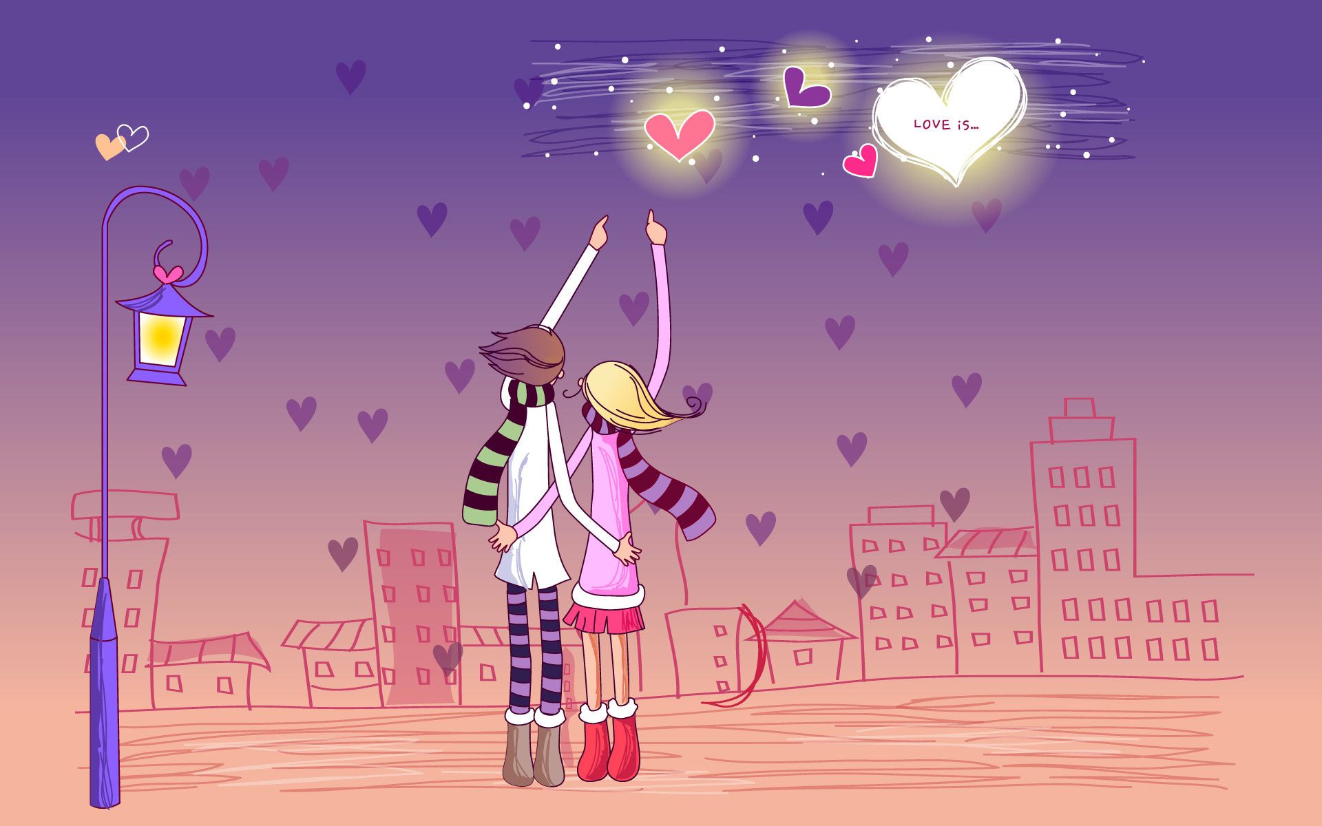 1920x1200 Cartoon Emo Valentines Day Wallpapers.