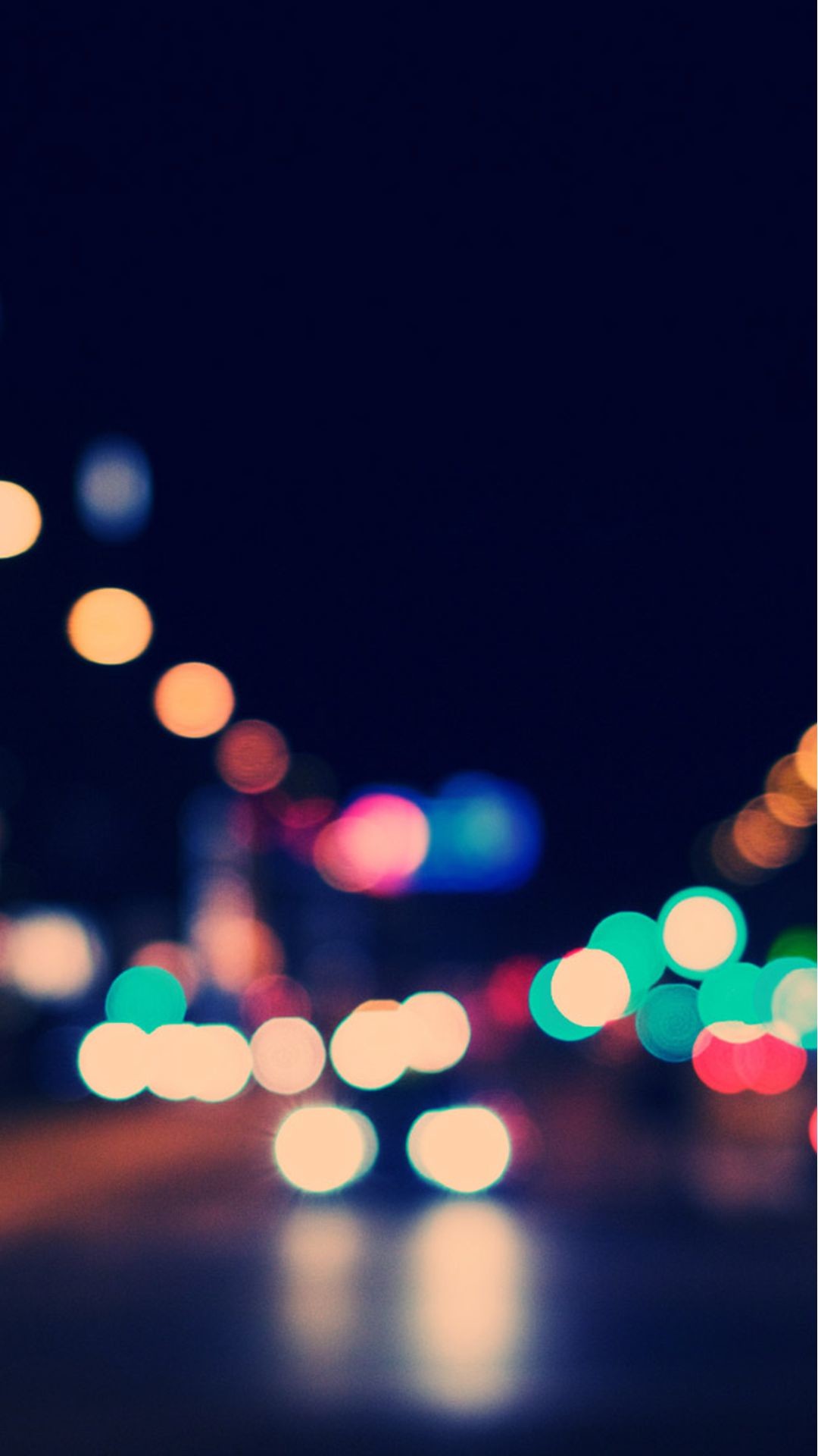 1080x1920 Bokeh City Street Lights #iPhone #6 #plus #wallpaper