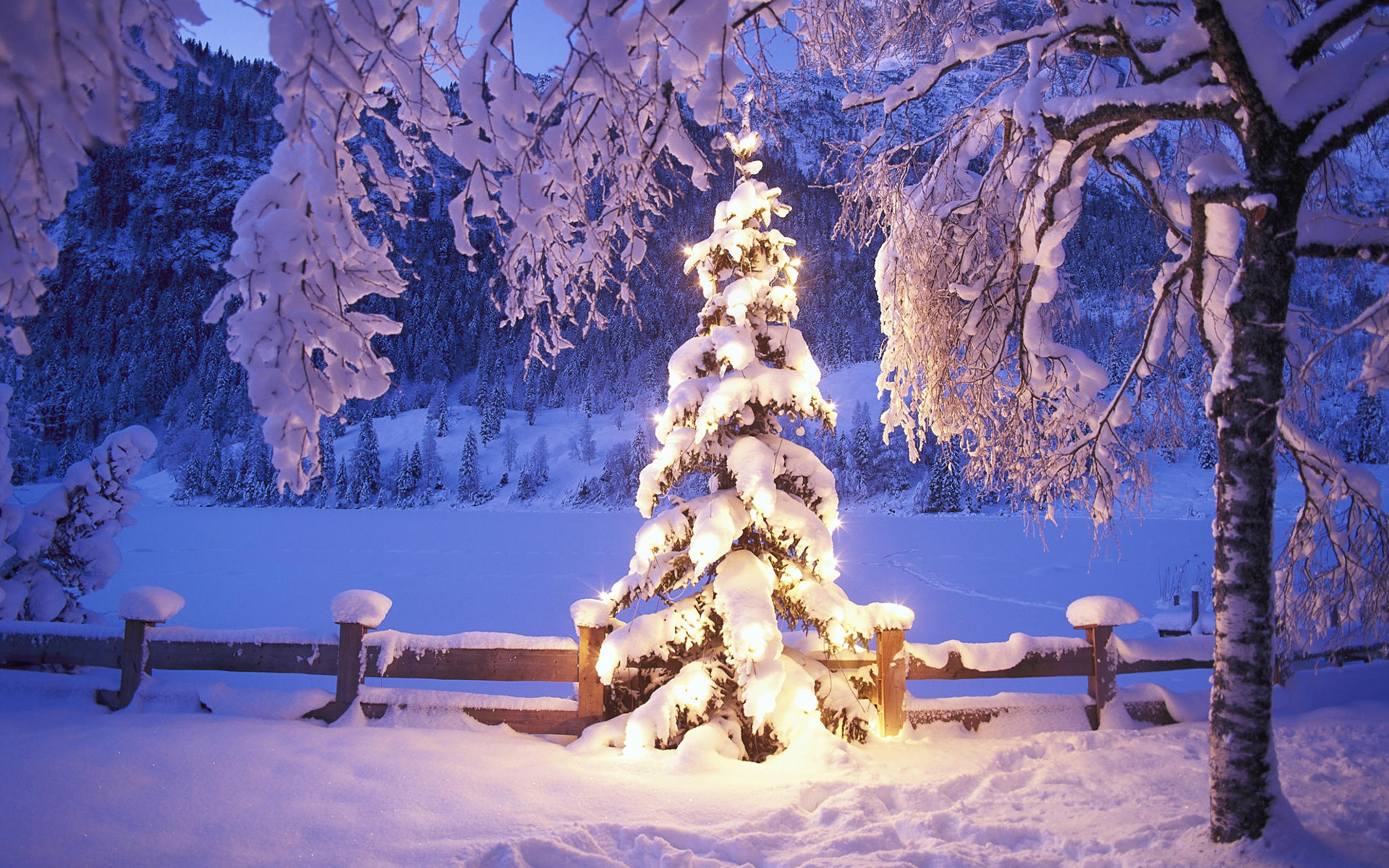 1920x1200 Winter Christmas Backgrounds