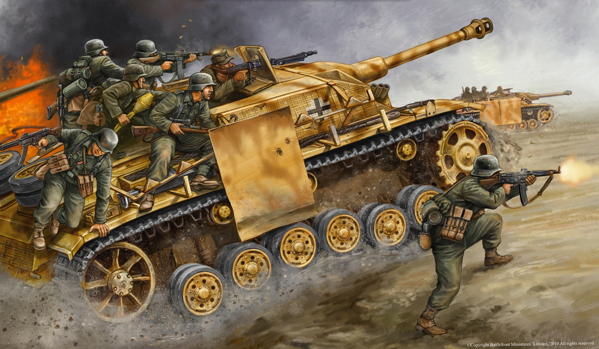 1920x1117 Stug III, wargaming, World of Tanks, World War II