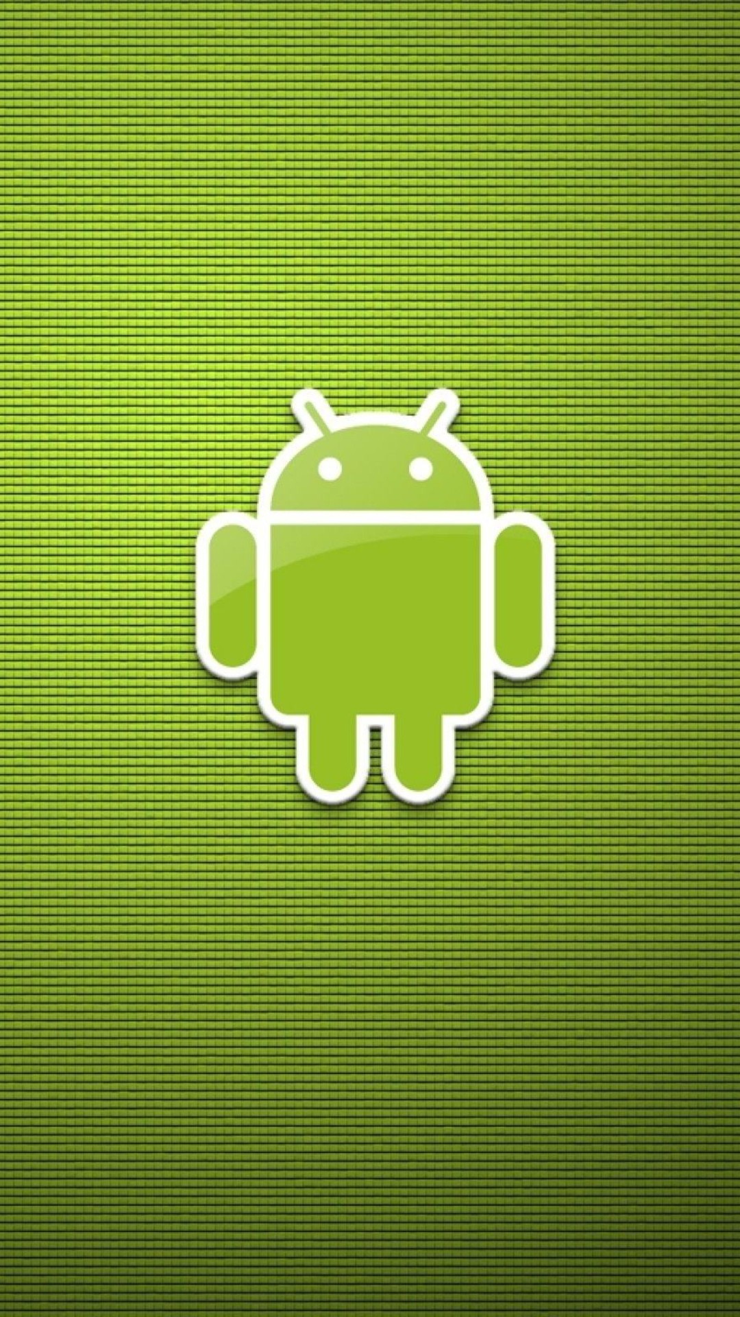 1080x1920 Green Android Logo Android Wallpaper