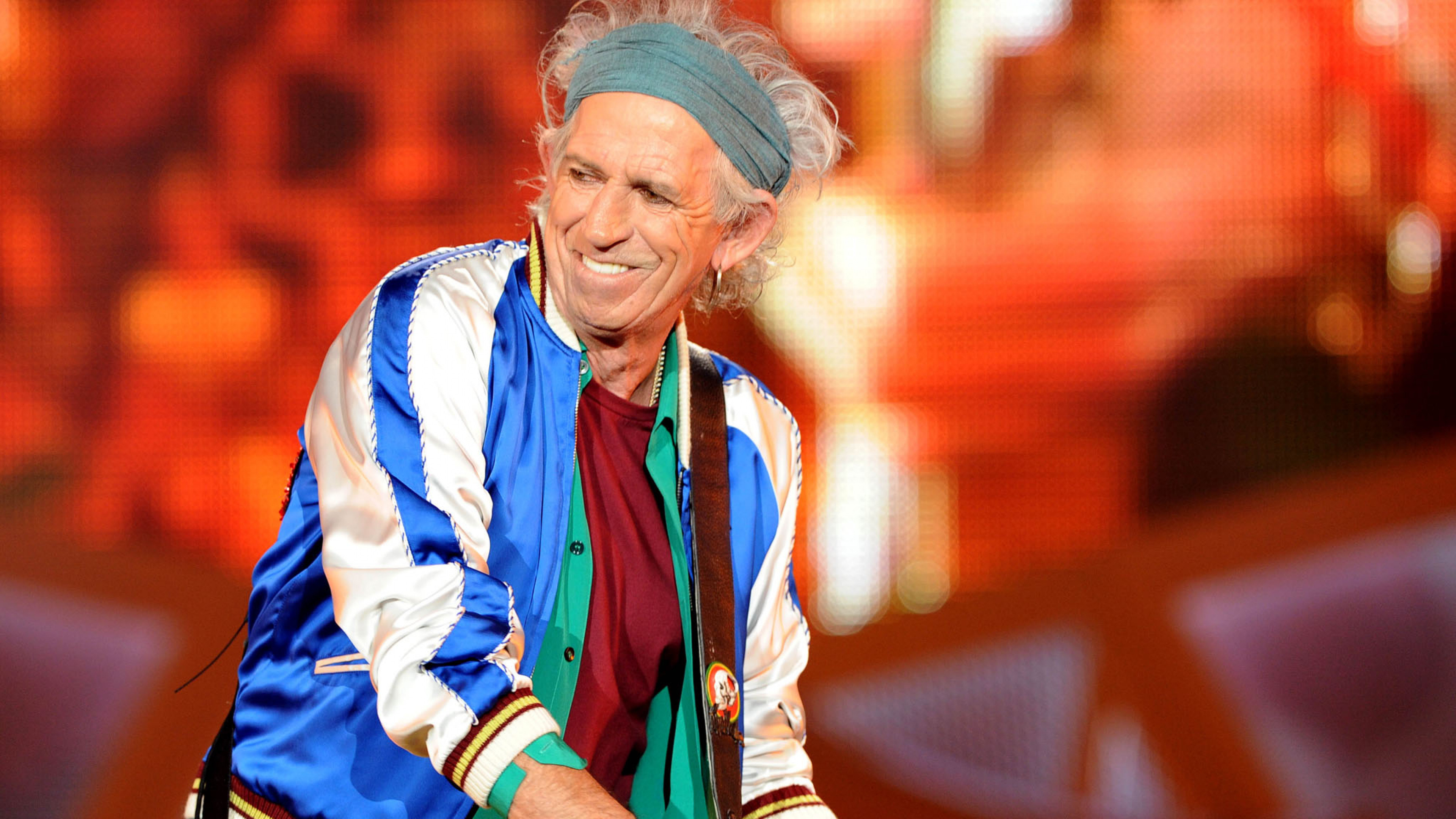 3840x2160  Wallpaper keith richards, the rolling stones, guitarist
