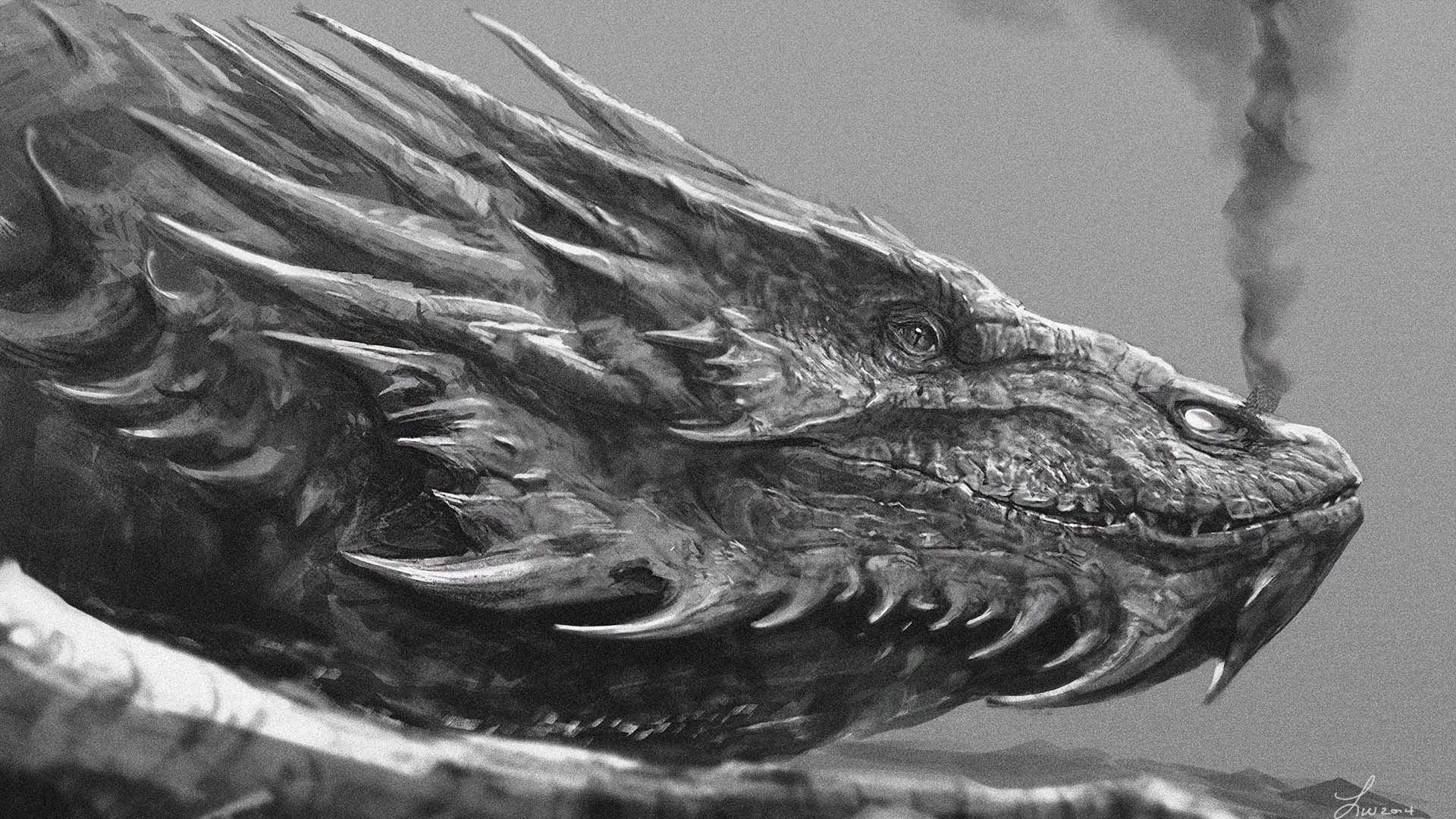 1920x1080 Smaug Wallpaper by TwoDD dragon The Hobbit Lord of the Rings J.R.R. Tolkien  monster beast creature