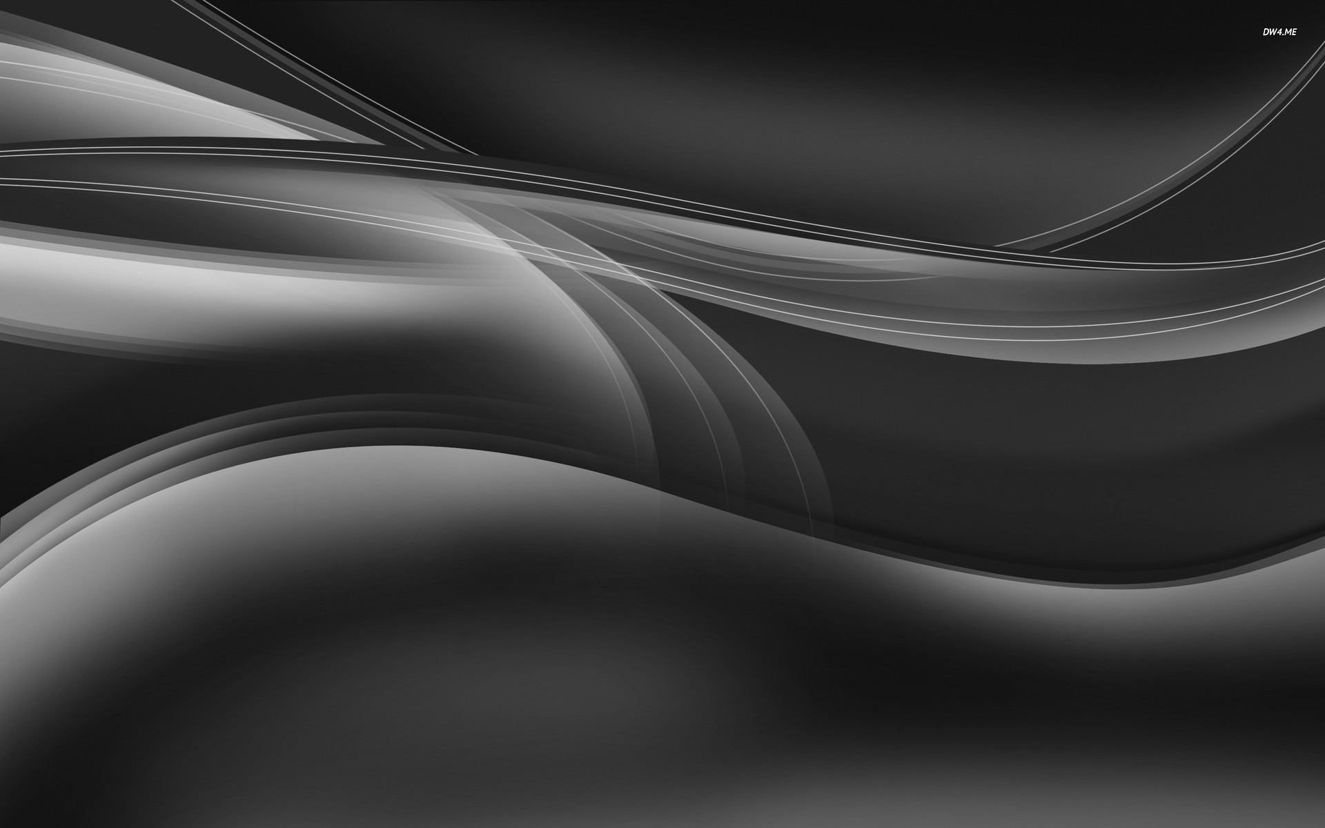 1920x1200 Silver curves wallpaper - Abstract wallpapers - #1555