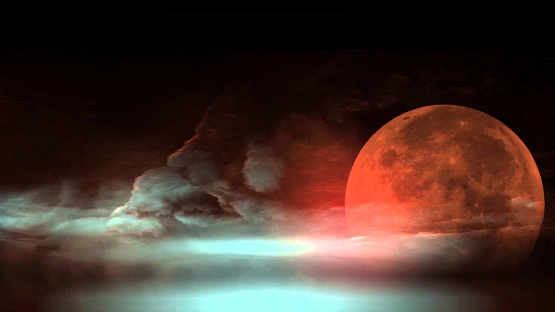 1920x1080 Red Moon - Particle Animation Footage Stock Background Video Effect HD  1080P - YouTube