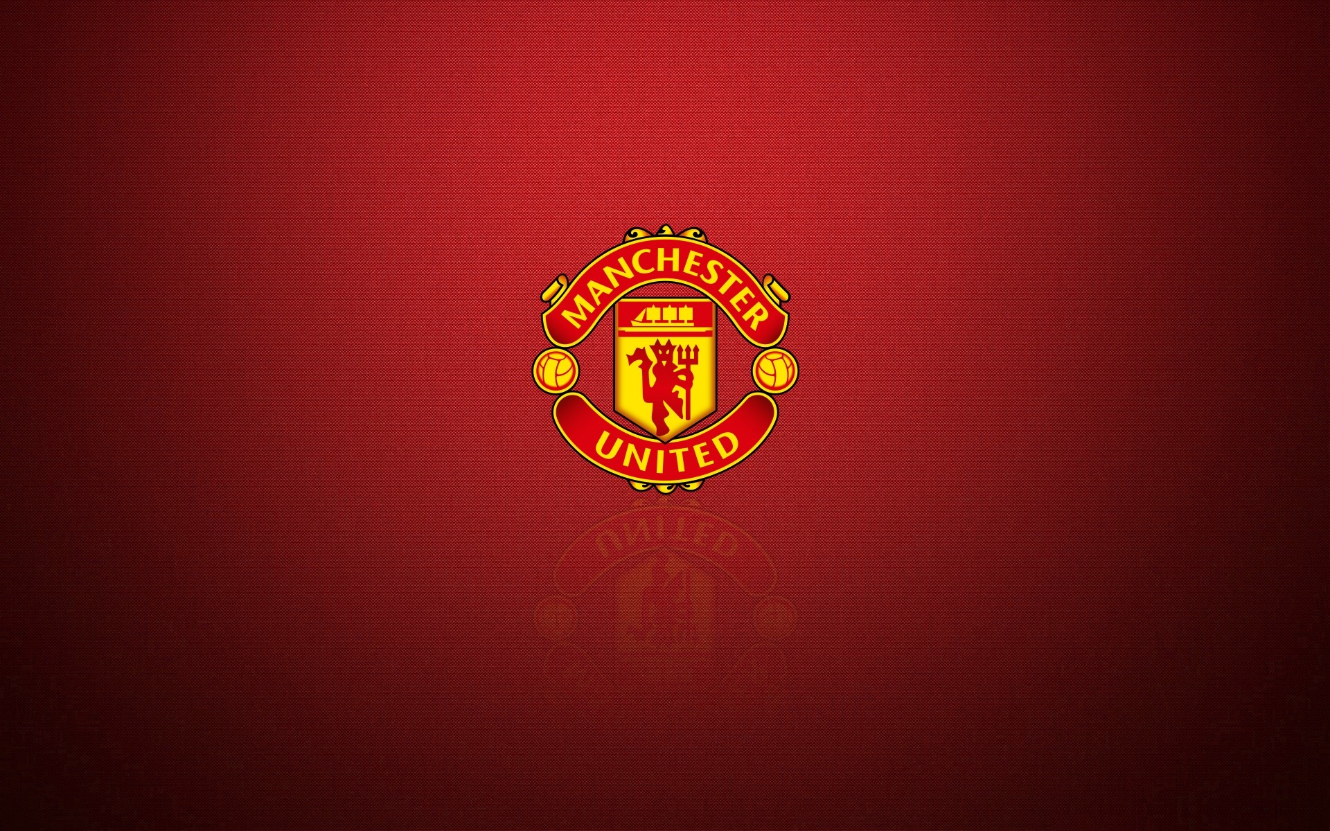 1920x1200 Manchester United widescreen desktop background with logo - 