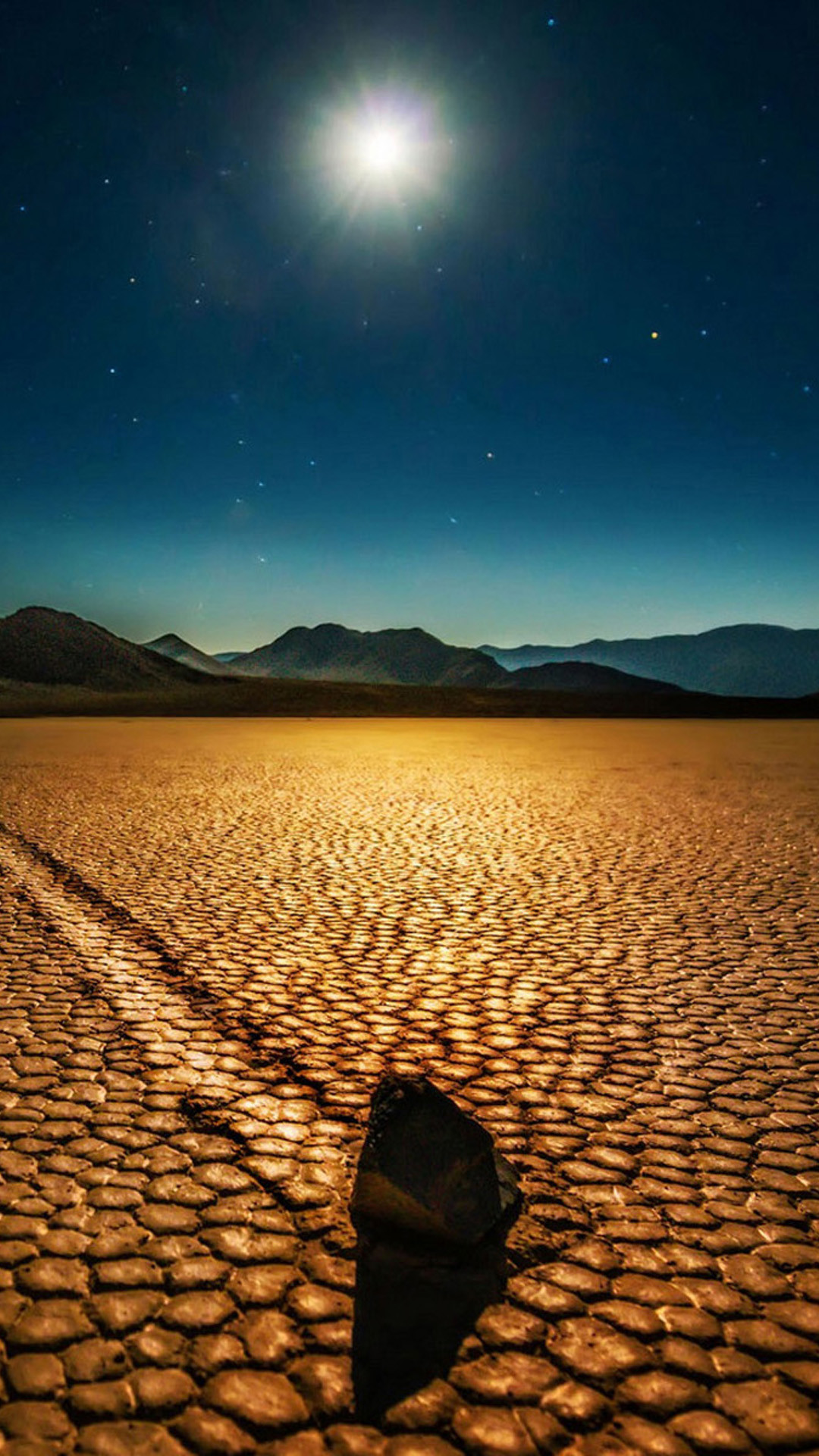 1080x1920 Death Valley National Park Moonlight iPhone 6 wallpaper