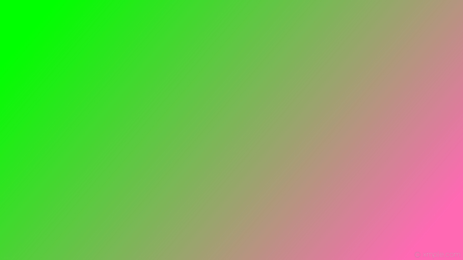 1920x1080 wallpaper gradient linear green pink lime hot pink #00ff00 #ff69b4 165Â°