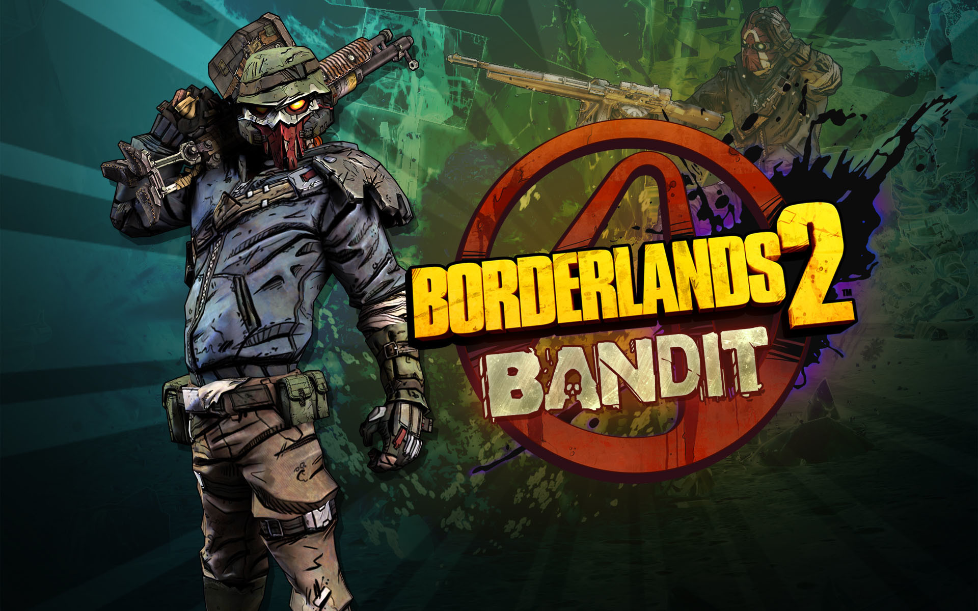 1920x1200 Borderlands 2 Bandit Wallpaper