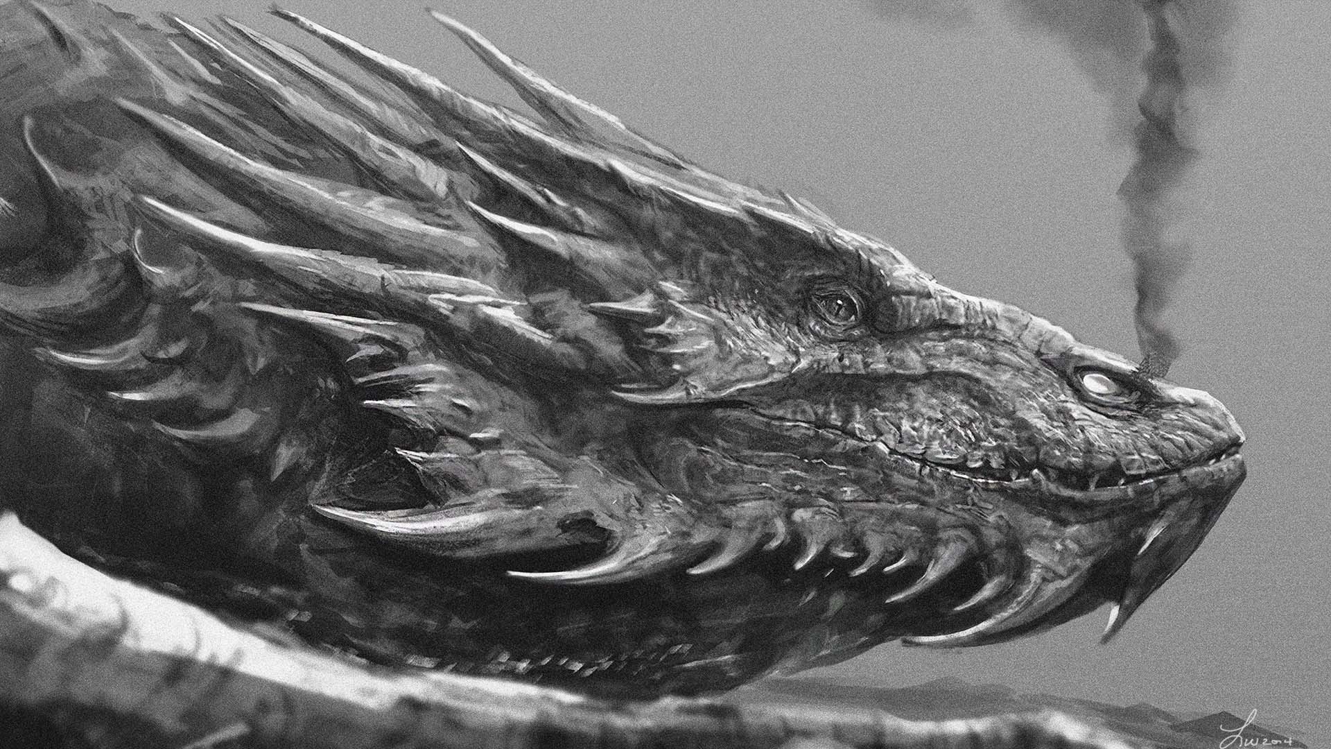 1920x1080 Smaug Wallpaper by TwoDD dragon The Hobbit Lord of the Rings J.R.R. Tolkien  monster beast creature animal | Create your own roleplaying game material  w/ RPG ...