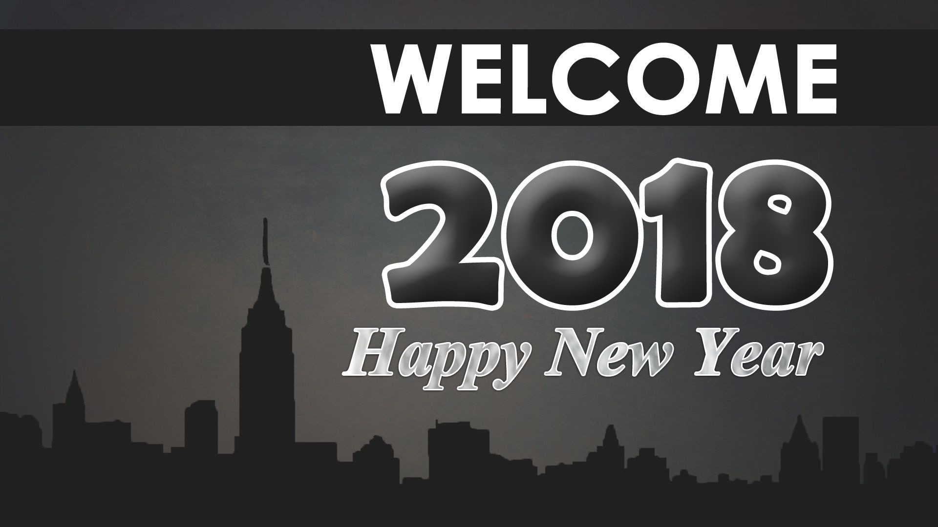 1920x1080 Welcome 2018 HD wallpaper background