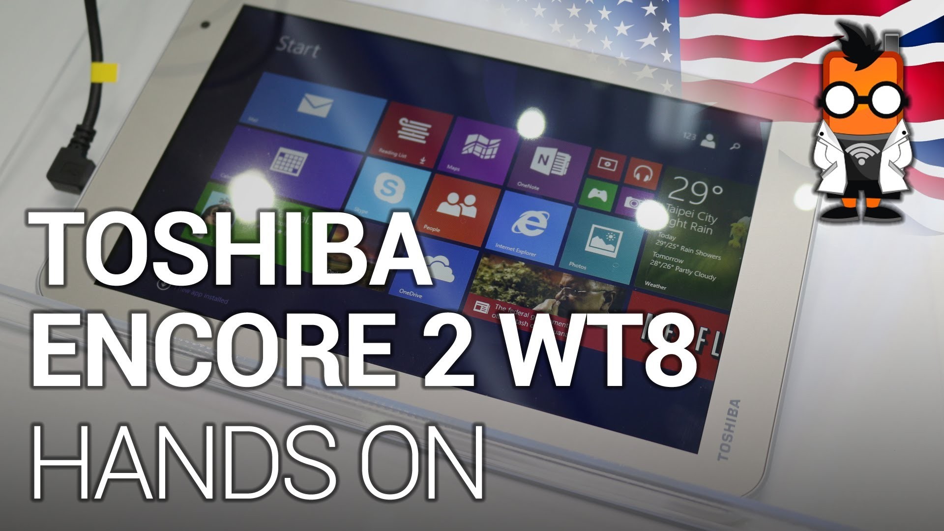 1920x1080 Toshiba Encore 2 WT8 Windows 8.1 Tablet: Hands On [ENG]