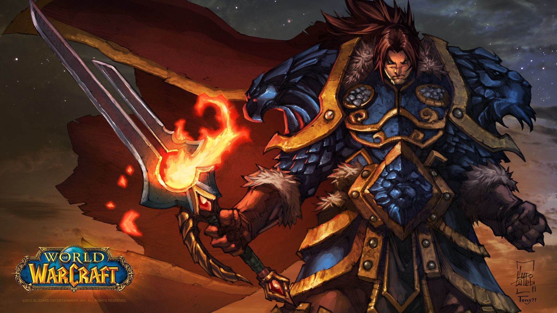 1920x1080 Preview wallpaper world of warcraft, hero, wow 