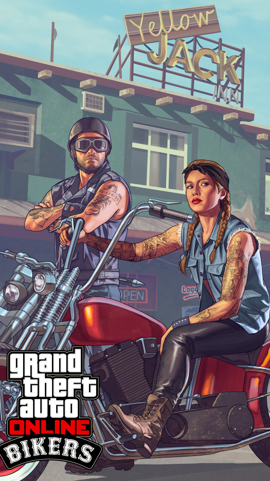 1080x1920 ... Grand Theft Auto Online Biker. Wallpaper 677865