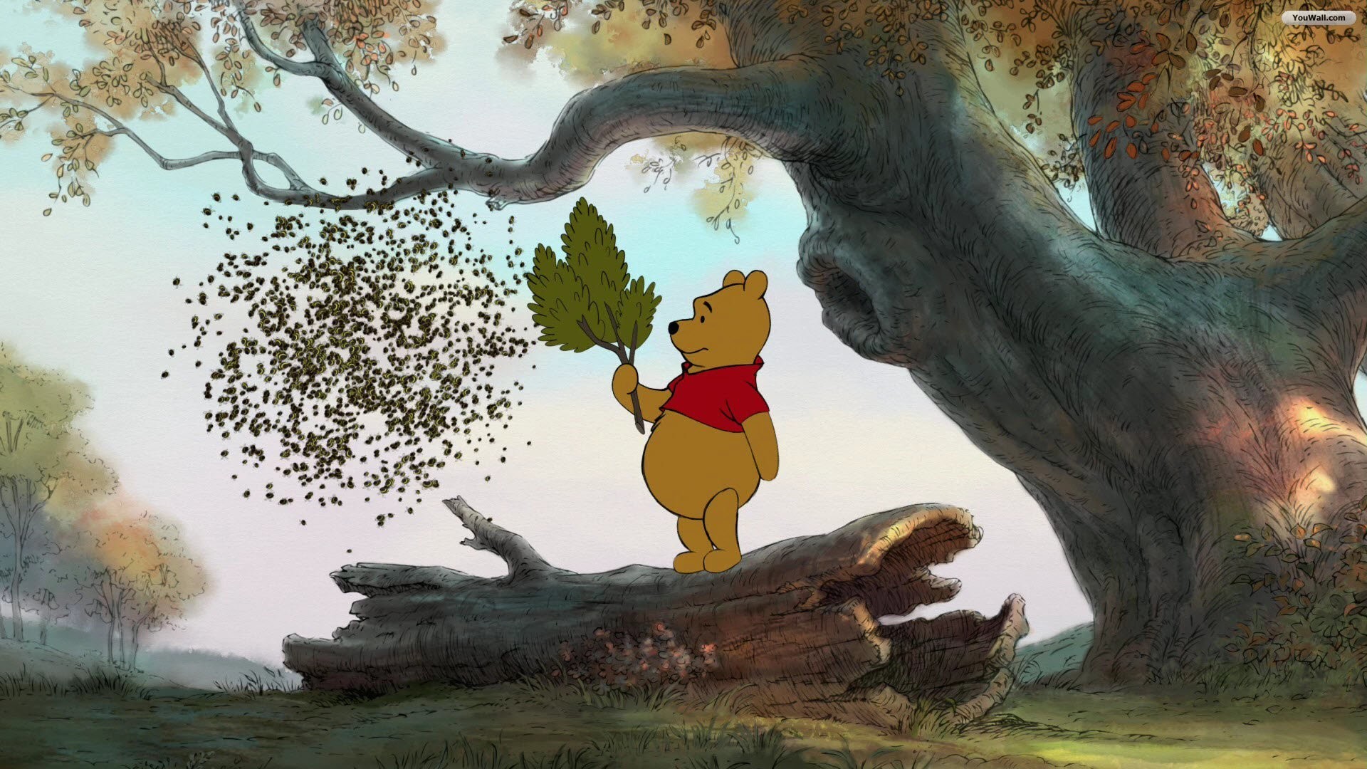 1920x1080  Winnie Pooh in Autumn Wallpaper Â· Download Â· Original ...