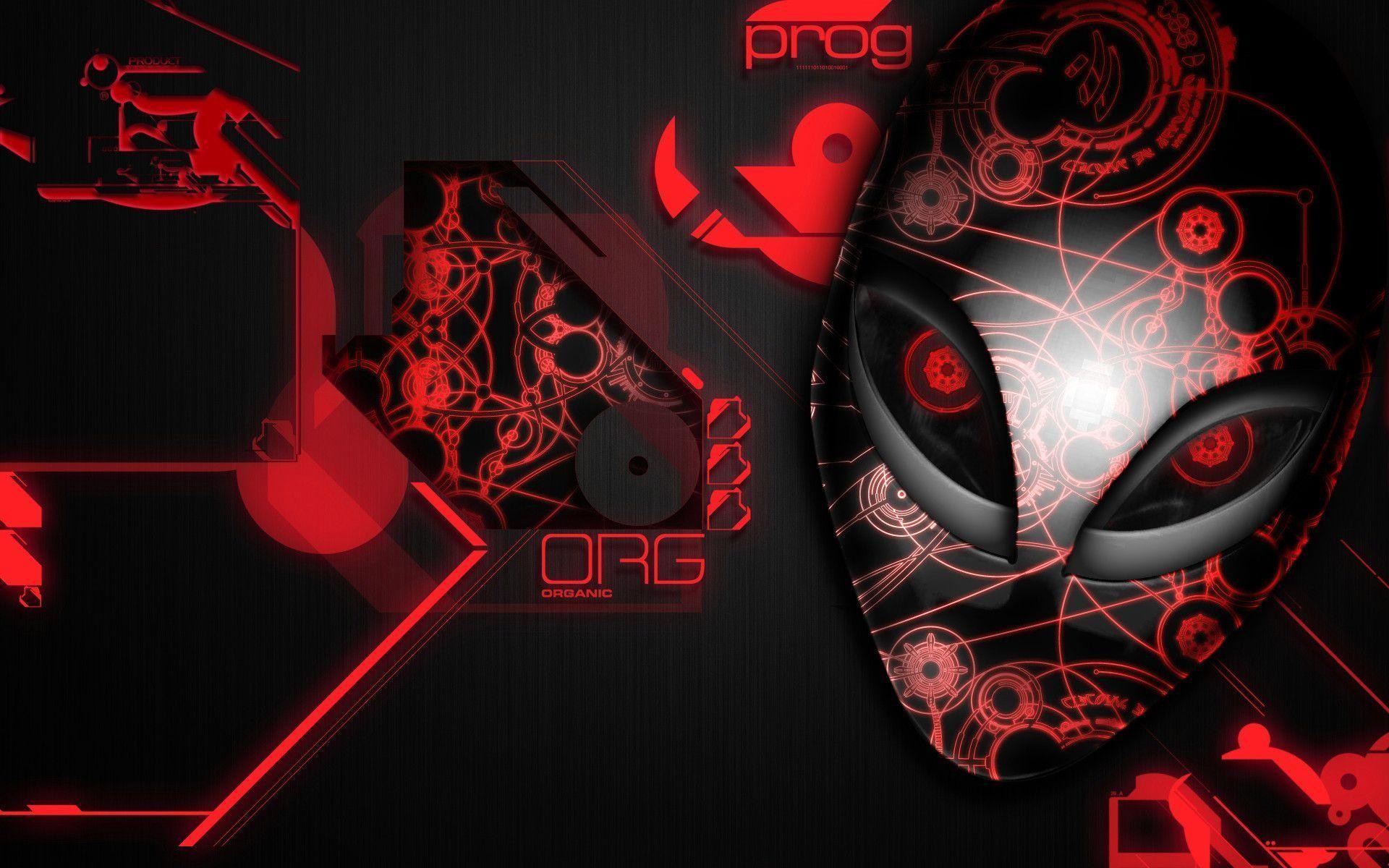 1920x1200 Wallpapers For > Red Alienware Wallpapers