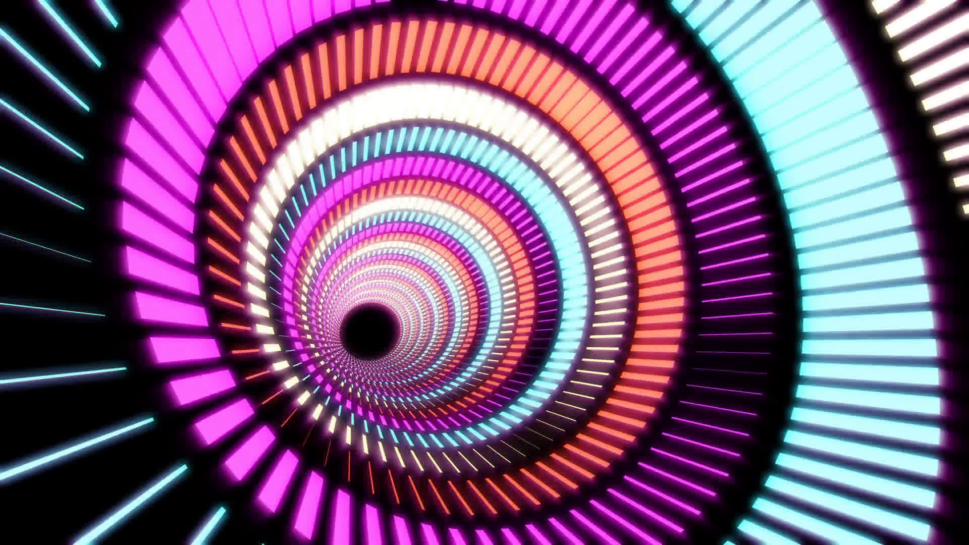 1920x1080 Abstract background colorful circles perpetually moving, hypnosis,  hallucination Motion Background - VideoBlocks