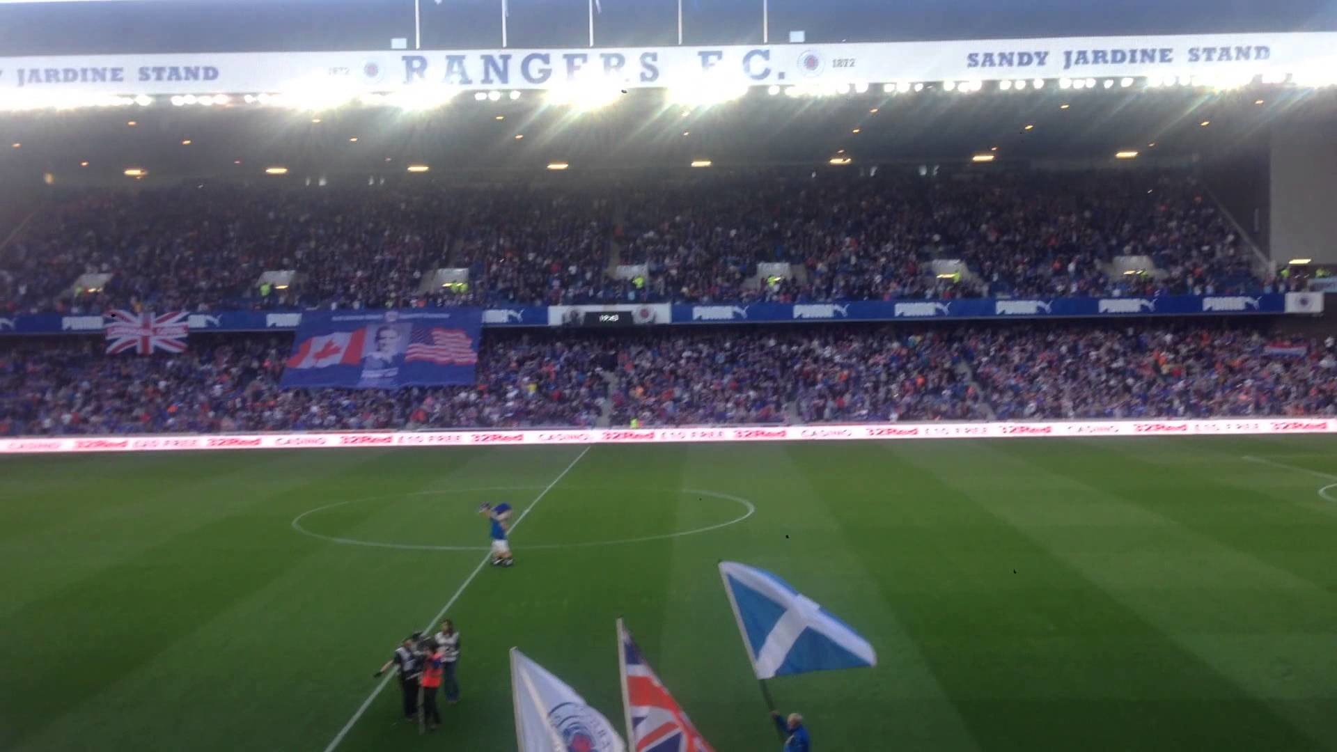 1920x1080 Blue sea of IBROX 51000 sell out Glasgow Rangers 3 St mirren 1
