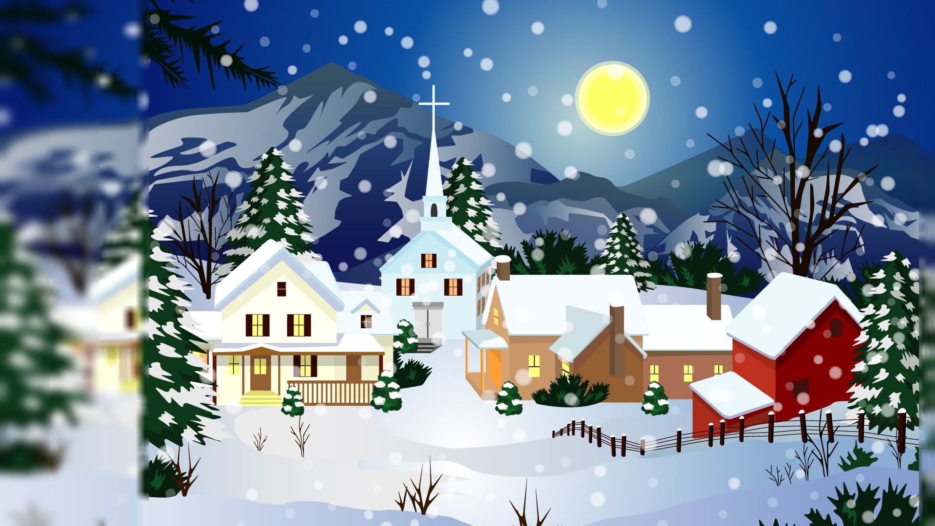 1920x1080 Animated Christmas Image. Free Newest Animated Christmas Wallpaper
