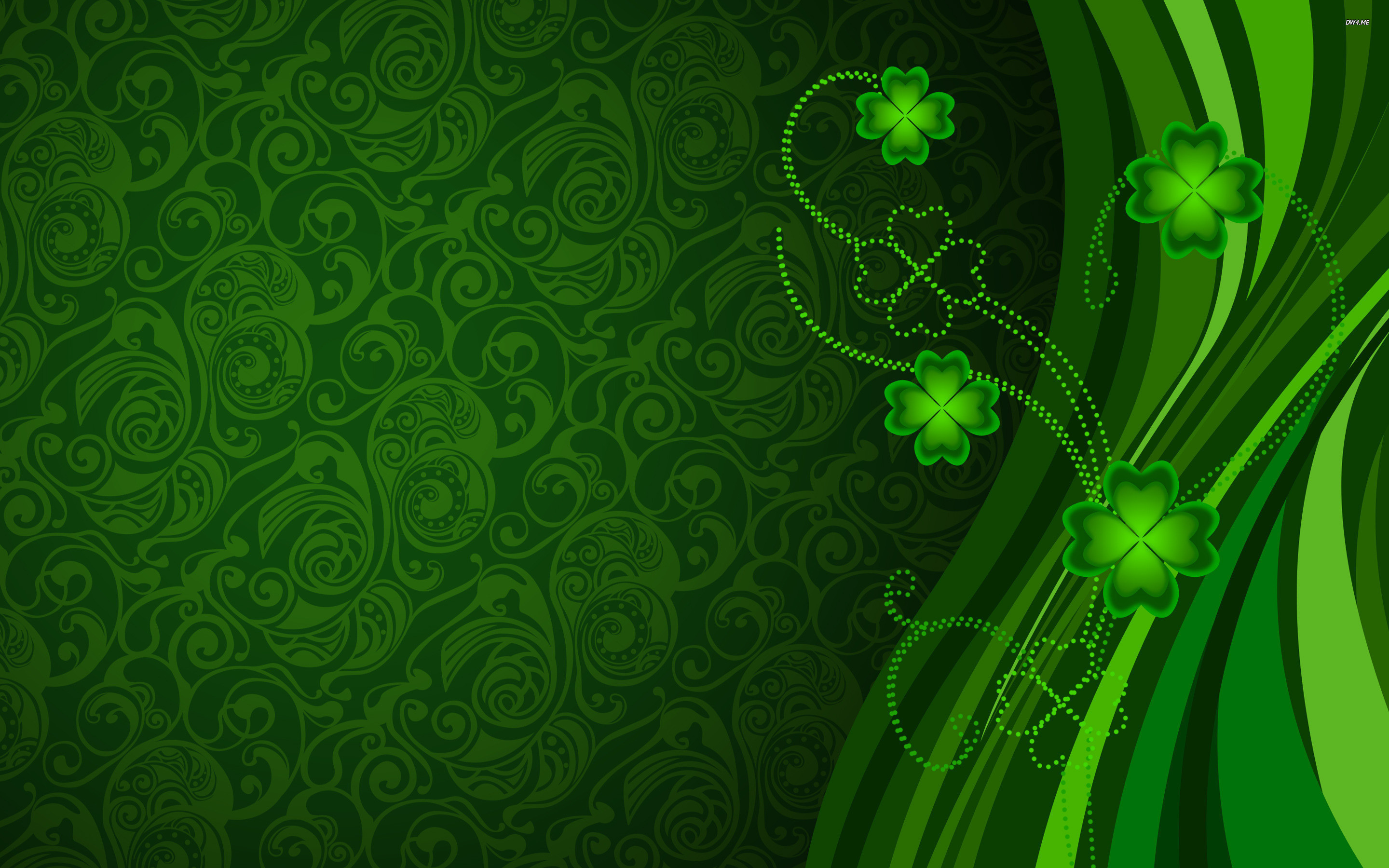 2880x1800   ... four leaf clover wallpapers wallpapers; irish clover  wallpaper wallpapersafari .