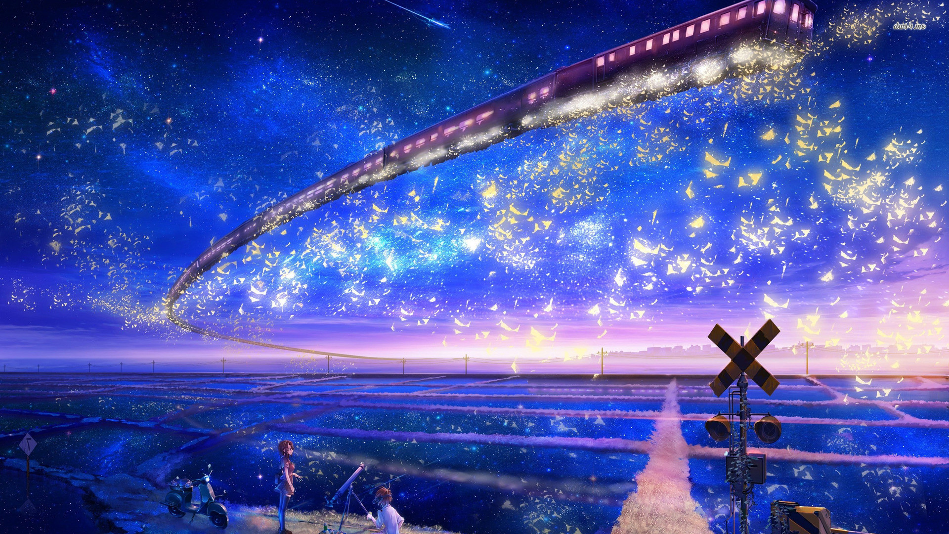 Anime Sky Background Images, HD Pictures and Wallpaper For Free Download |  Pngtree