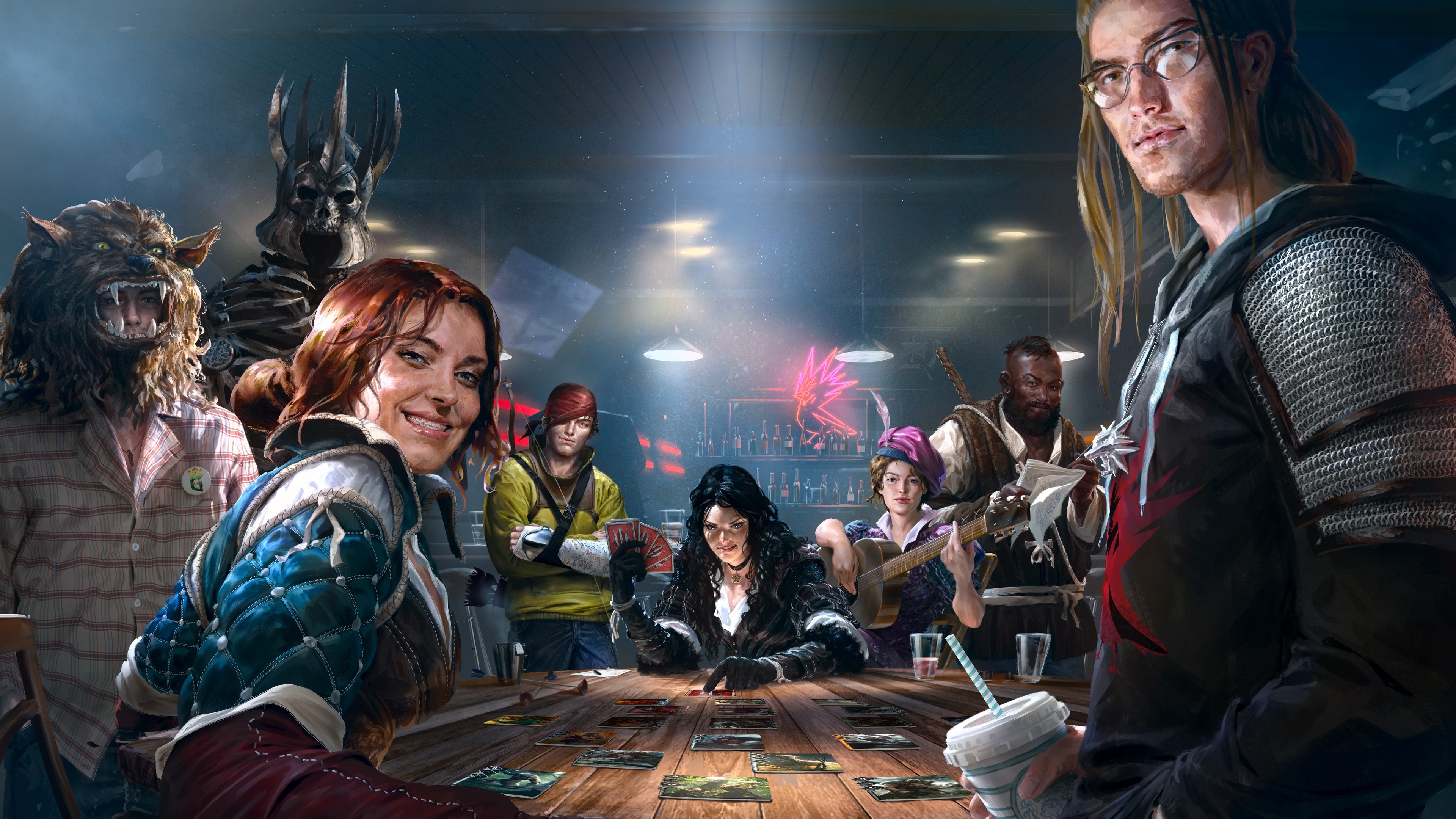 3840x2160 General  The Witcher Trading Card Games Gwent The Witcher 3: Wild  Hunt Triss Merigold