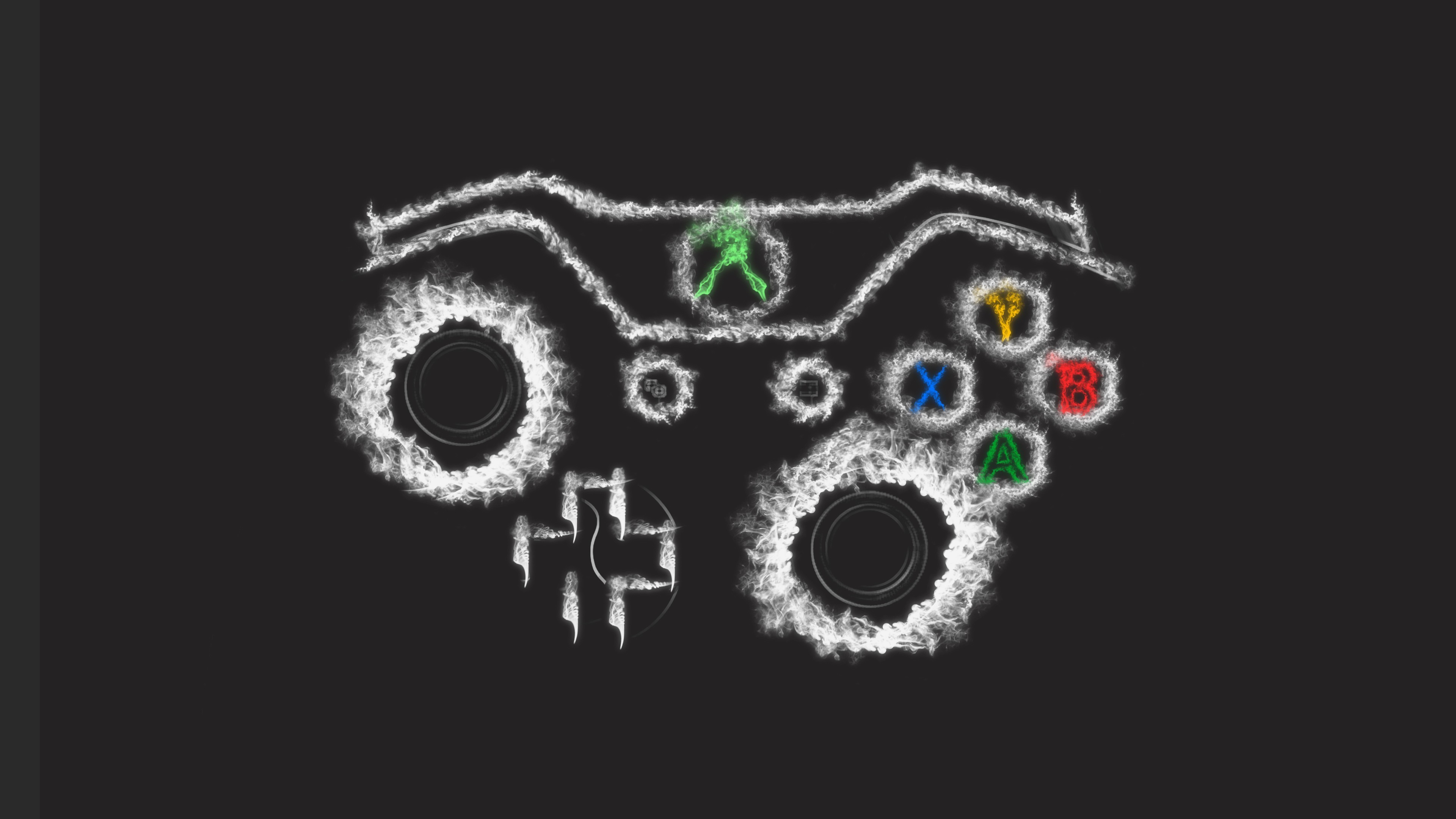 3840x2160 Xbox Controller Art (2048x1152 Resolution)