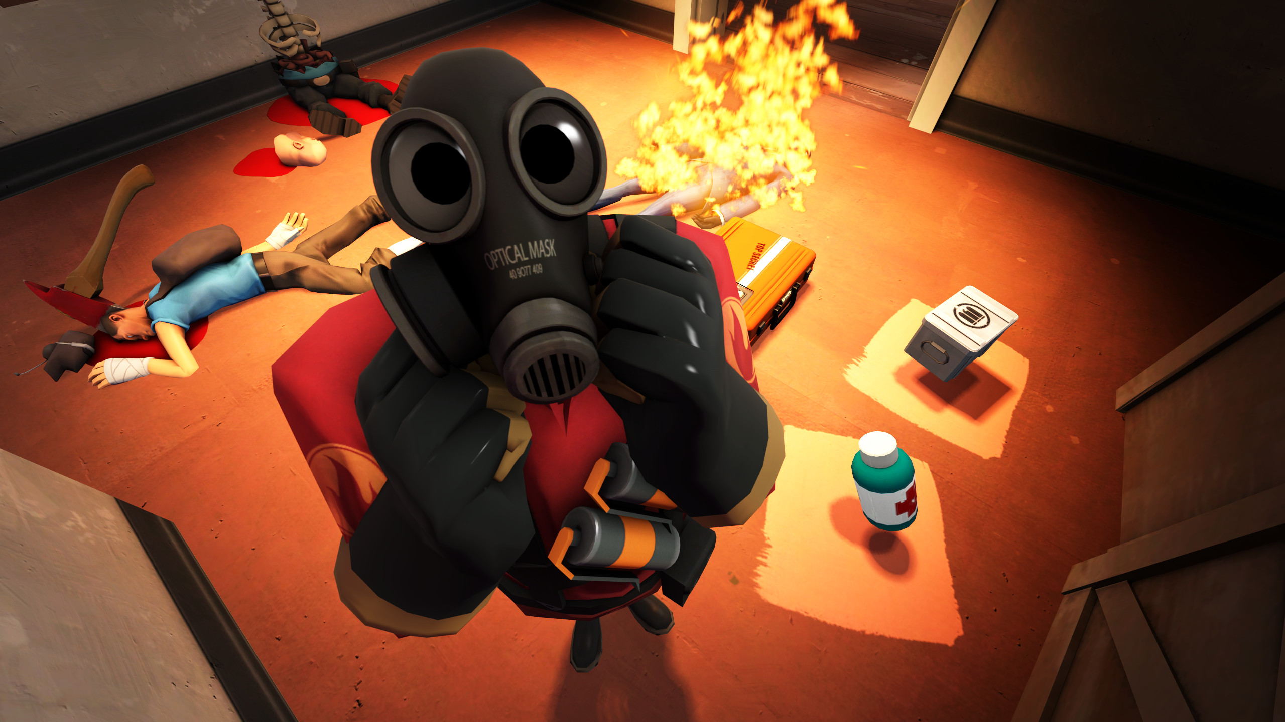 2560x1440 ... Usual day with Pyro~ by RayDraca