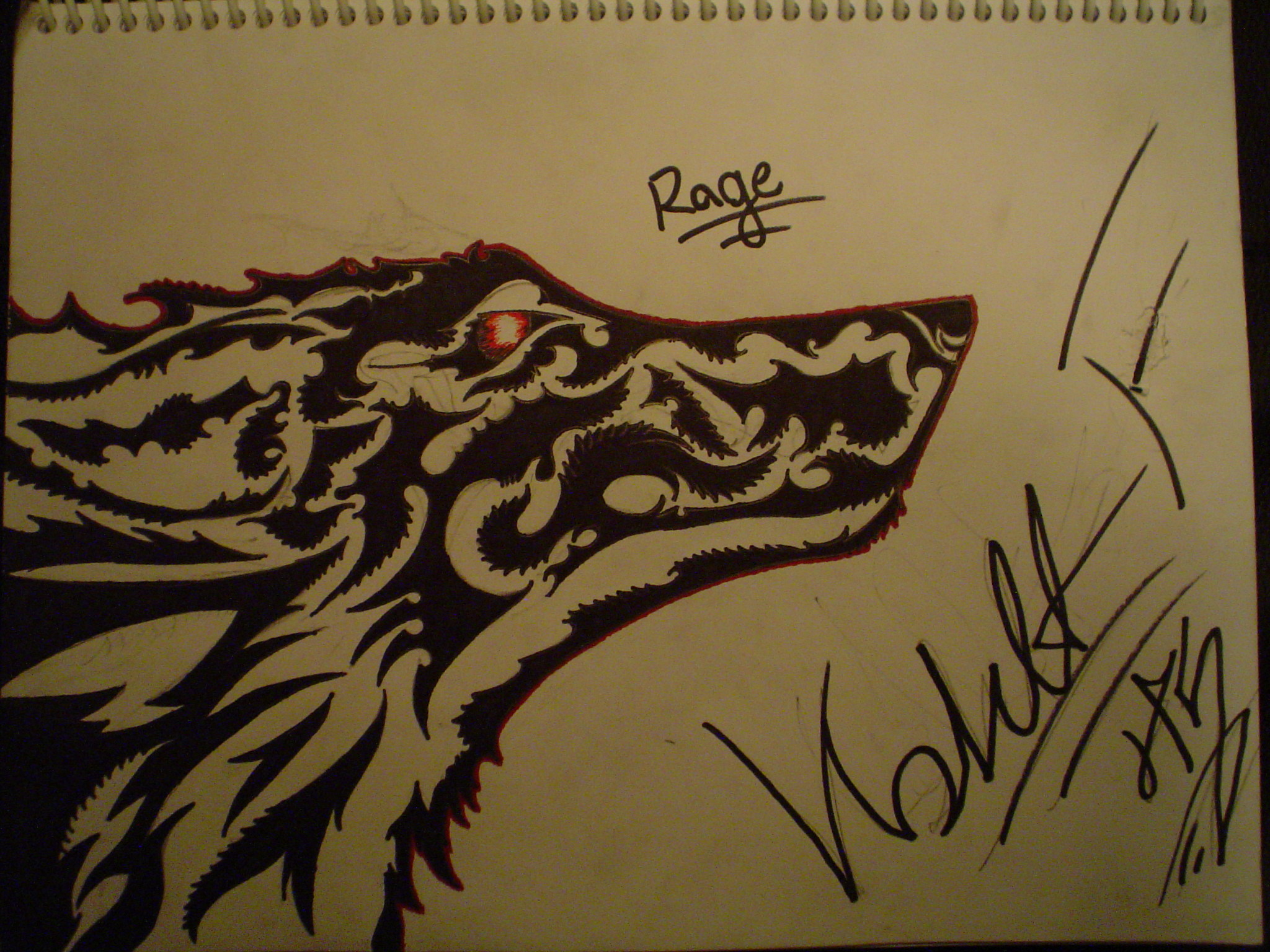 2048x1536 Rage tribal wolf by Crinickwolf Rage tribal wolf by Crinickwolf