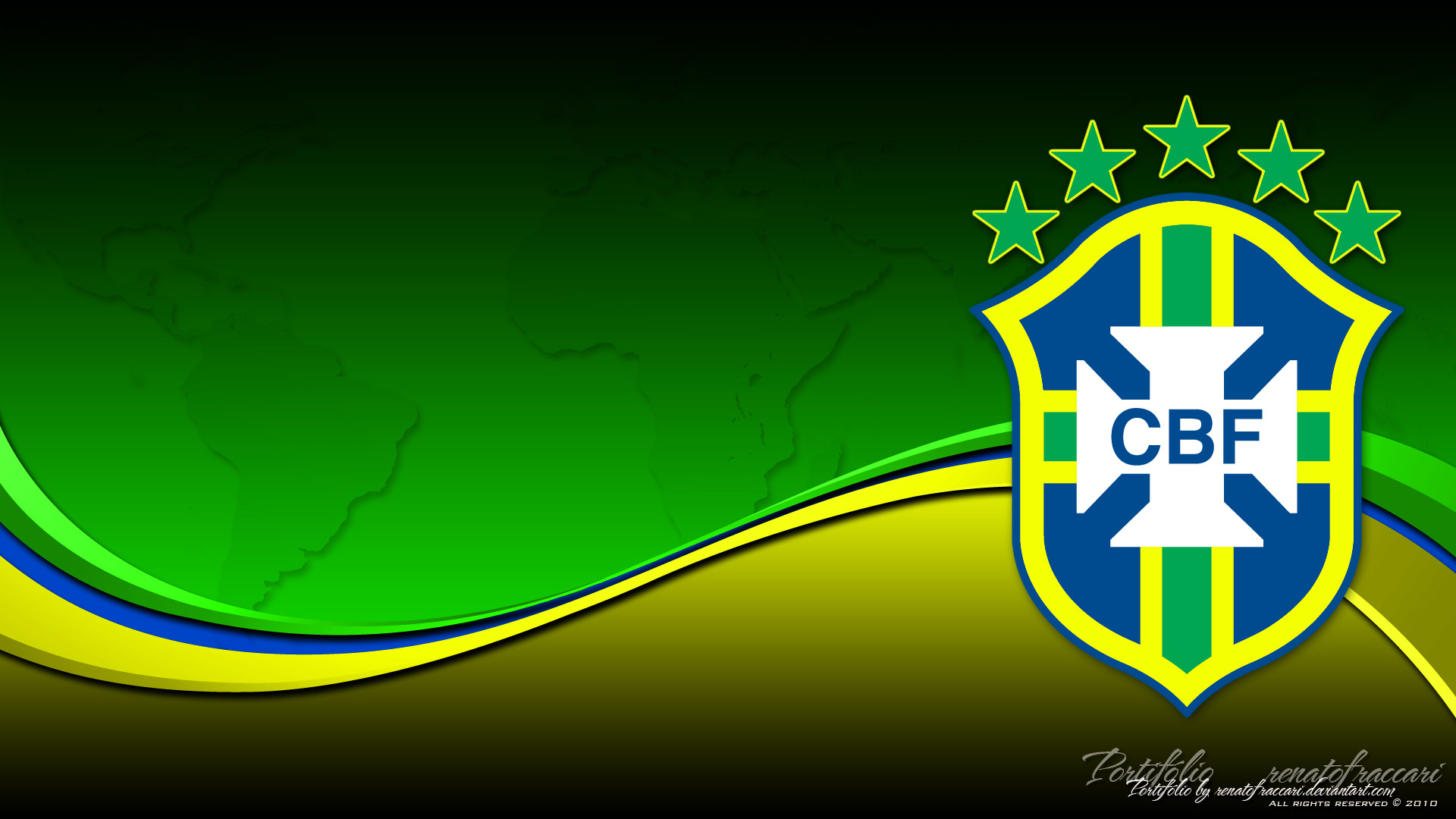 1920x1080 Brazil Football Wallpaper 