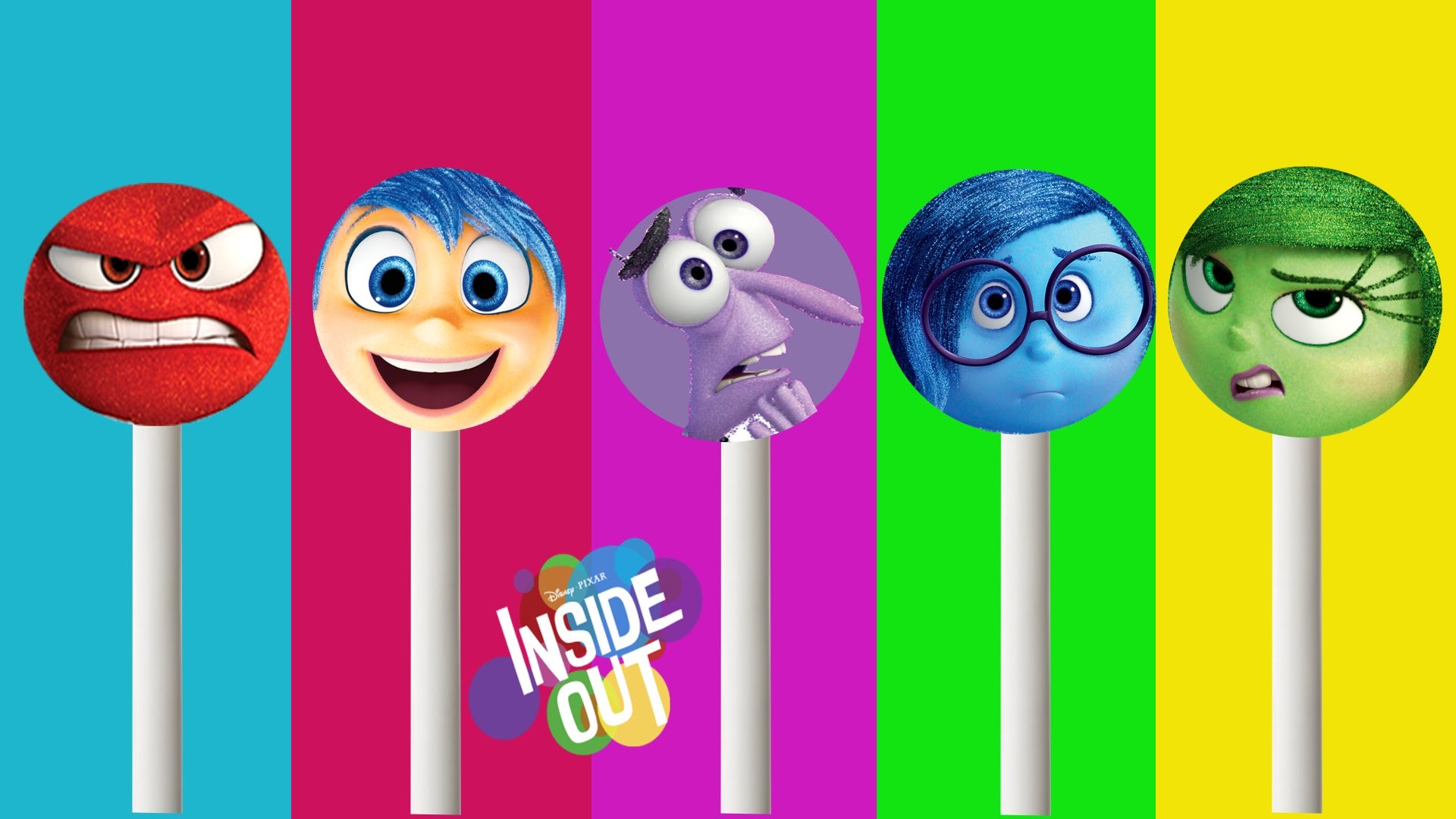 1920x1080 LOLLIPOPS FINGER FAMILY SONG INSIDE-OUT DADDY FINGER SONG FUNNY NURSERY  RHYME INSIDE-OUT JOY ANGER