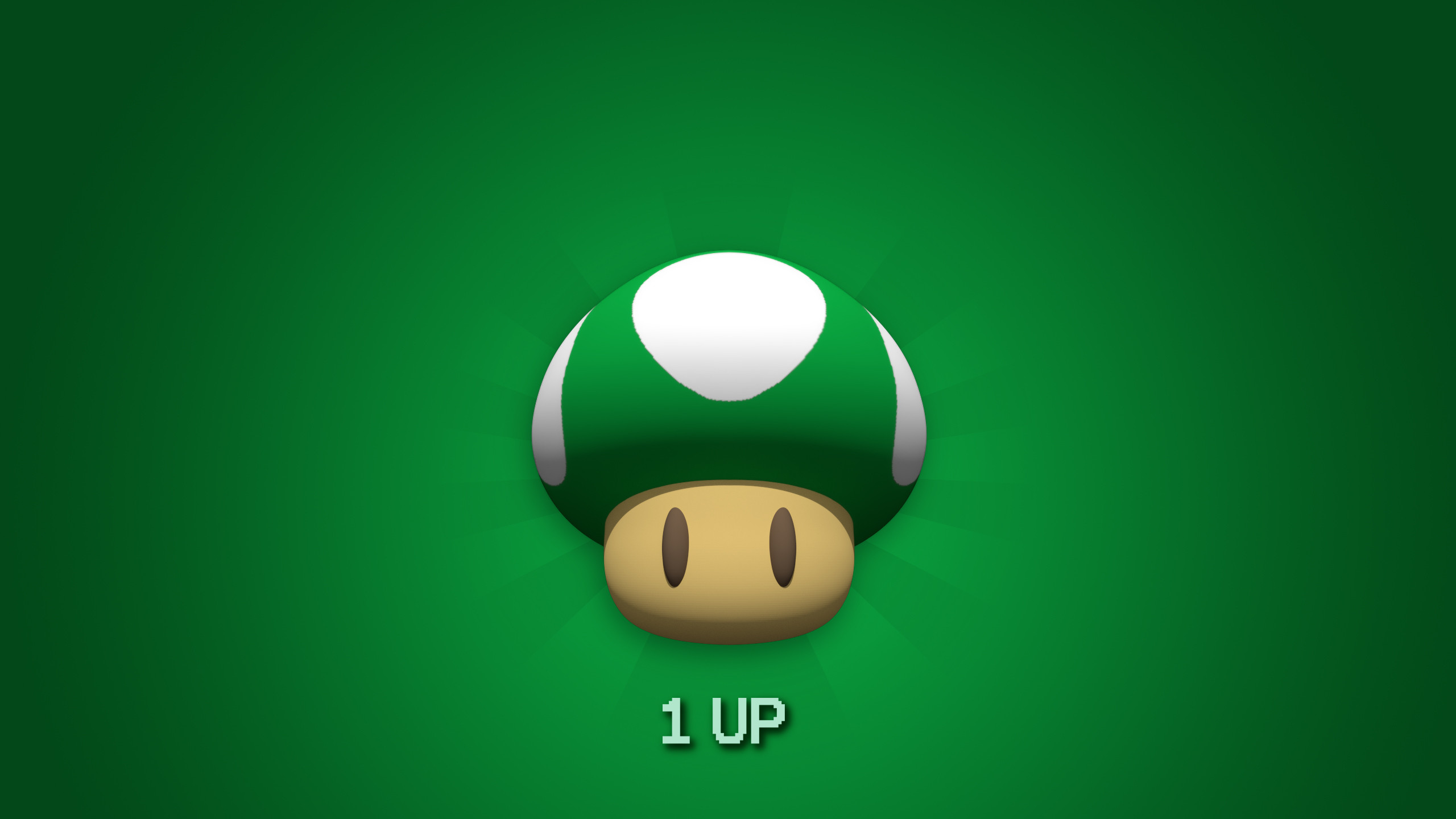 2560x1440 ... Mario 1UP wallpaper by H-Thomson
