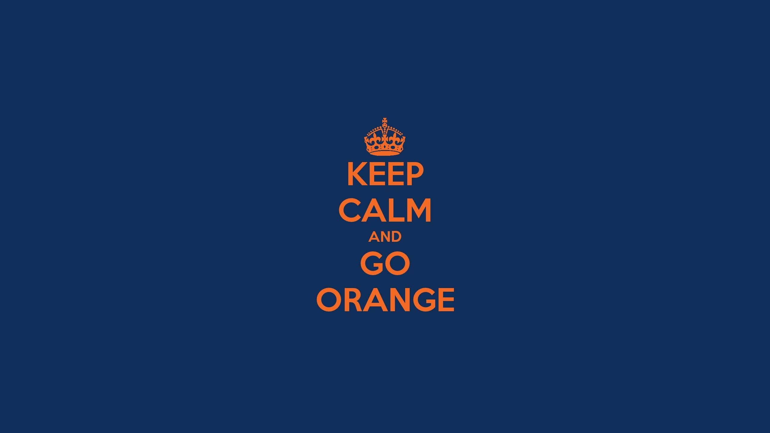 2560x1440 Syracuse – Keep Calm & Go Orange