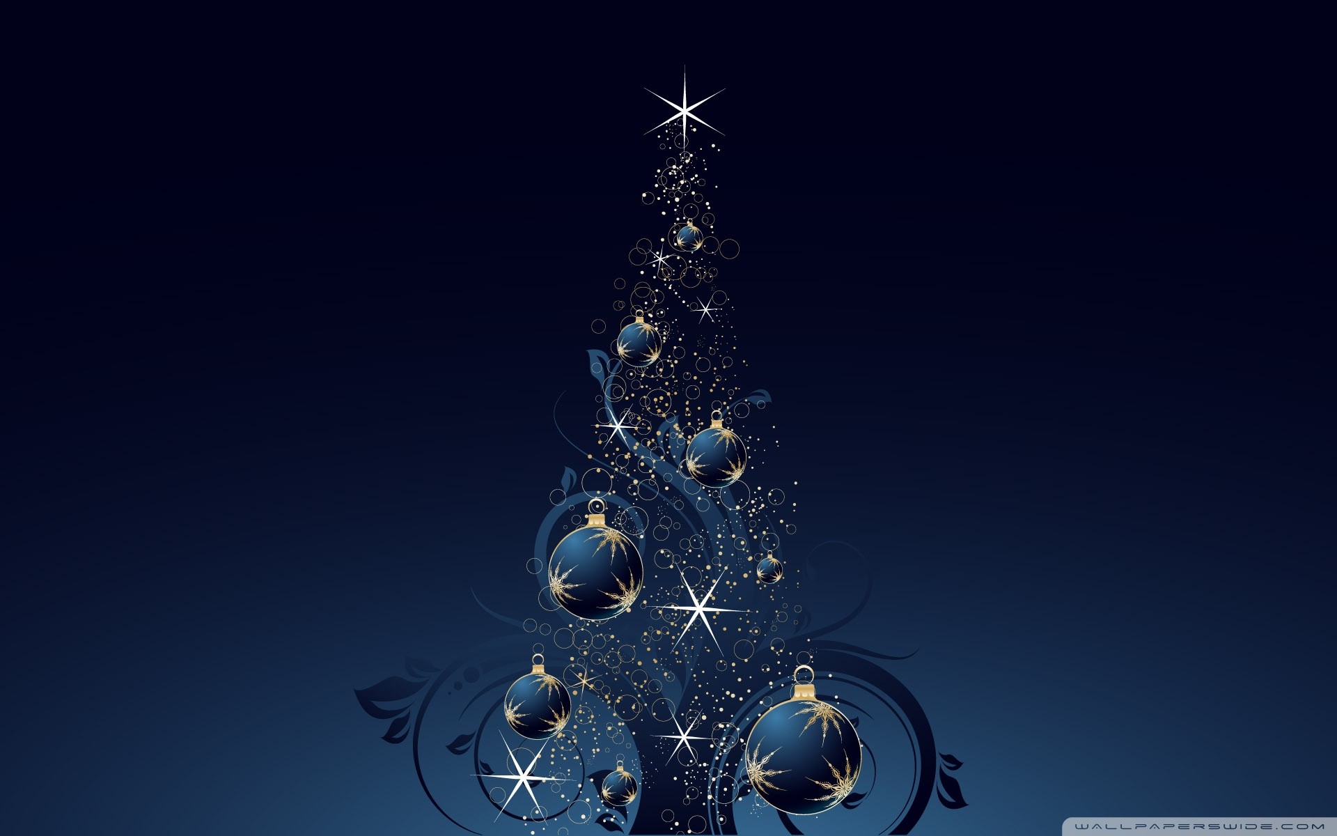1920x1200 ... Blue Christmas Wallpaper (70 images) ...