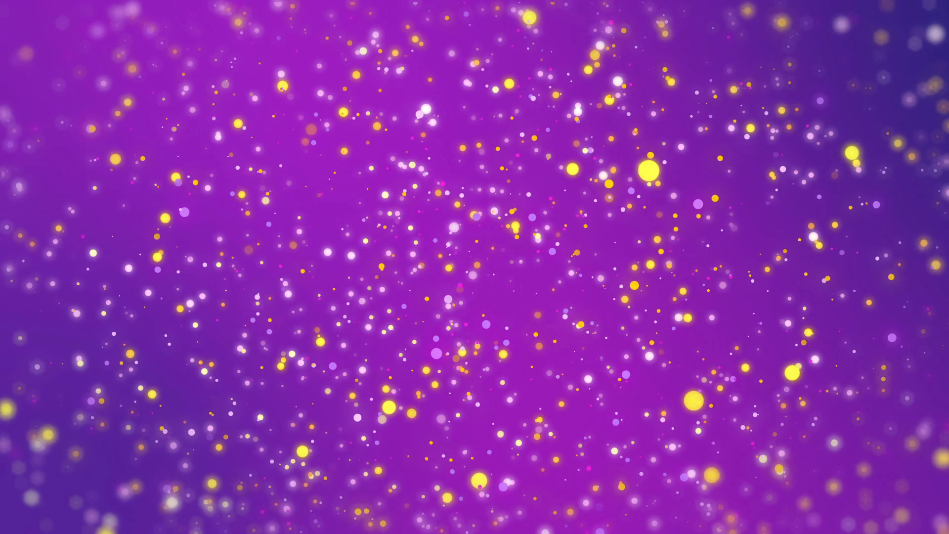 1920x1080 Magical glitter background with blurred edges and glowing colorful light  white and yellow particles flickering against purple backdrop Motion  Background - ...