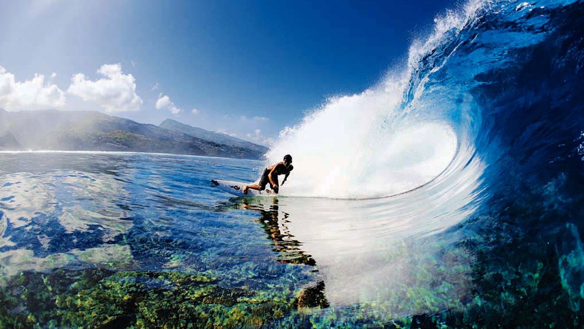 1920x1080 Surfing Waves Wallpapers HD Resolution with Wallpaper High Resolution   px 428.44 KB