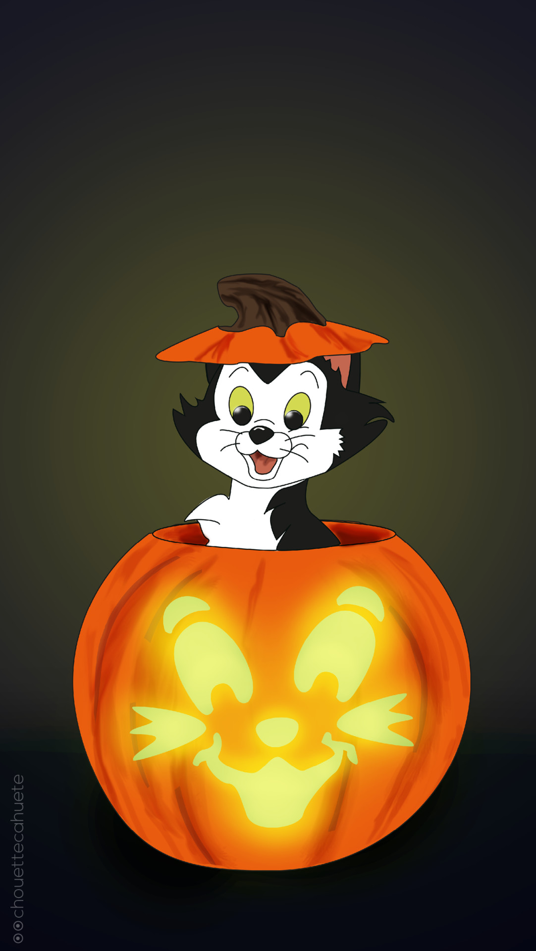 1082x1920 creepy funny Halloween Happy Halloween cute halloween halloween background  Pumpkin pumpkins maleficent malefic malefique figaro cat