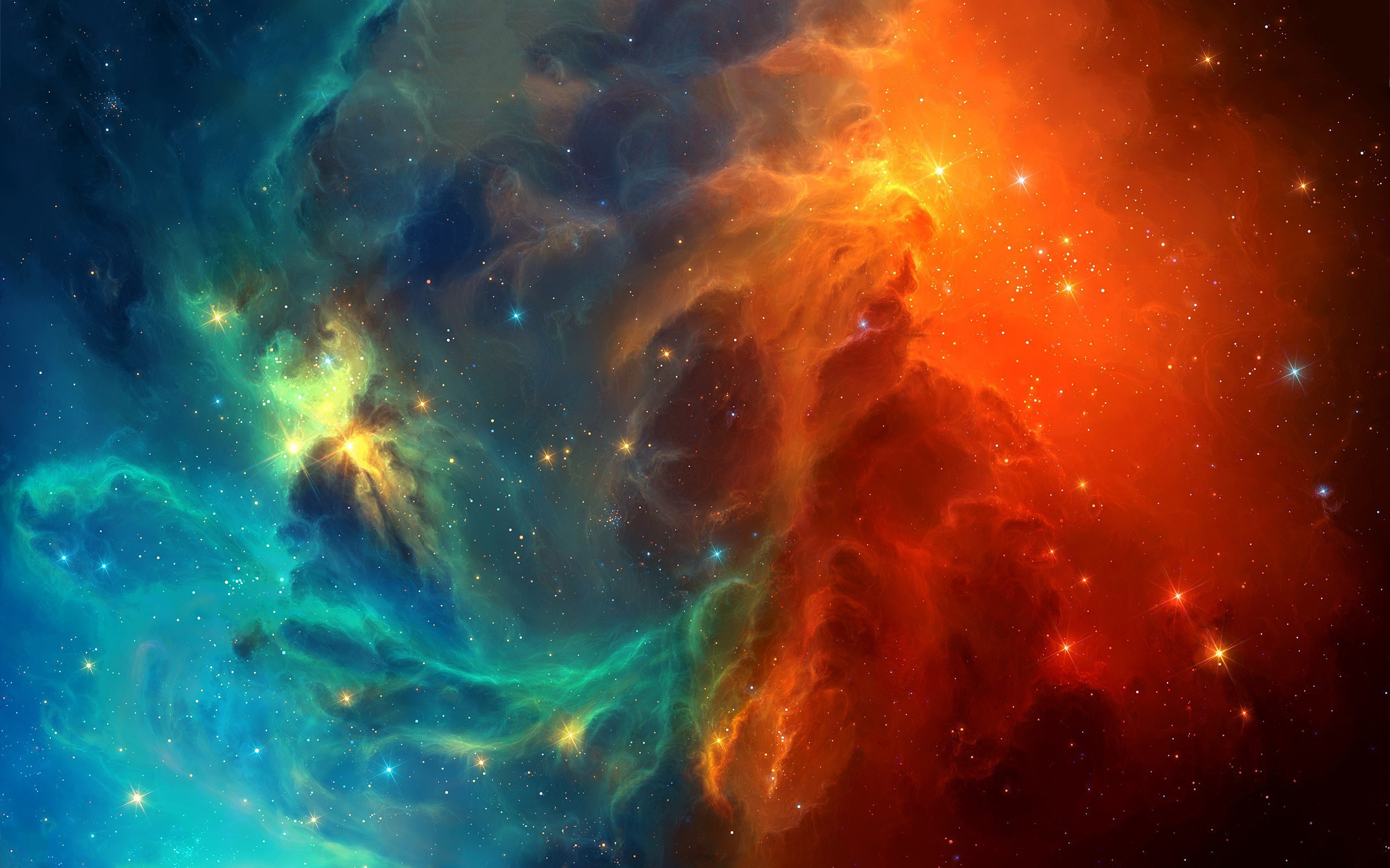 2560x1600 Rainbow Nebula