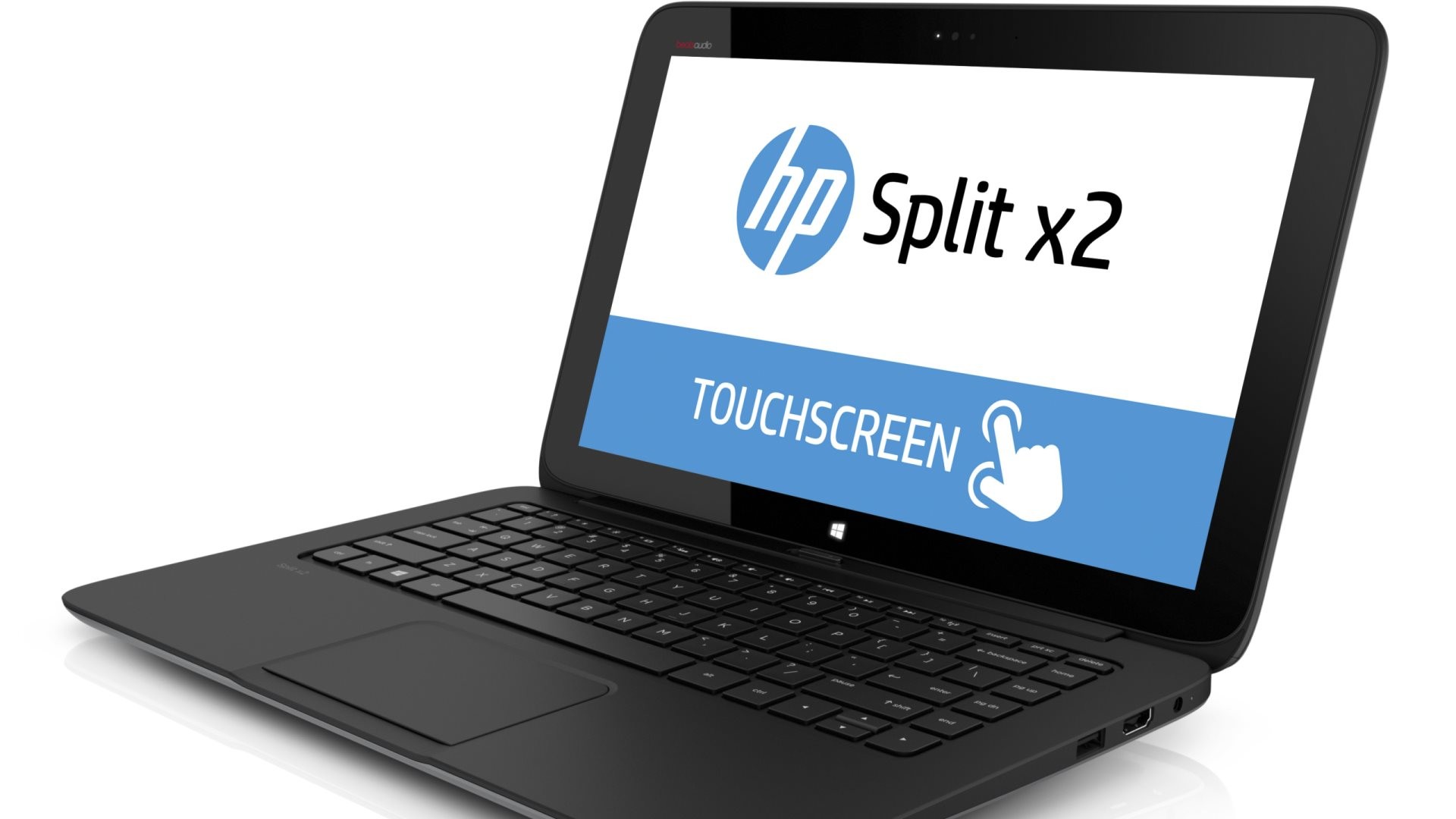 1920x1080 HD Wallpaper: Hewlett-Packard Split x2 tablet notebook has a 2-in-1 design  to easily go from a powerful notebook to a portable tablet. Widescreen ...