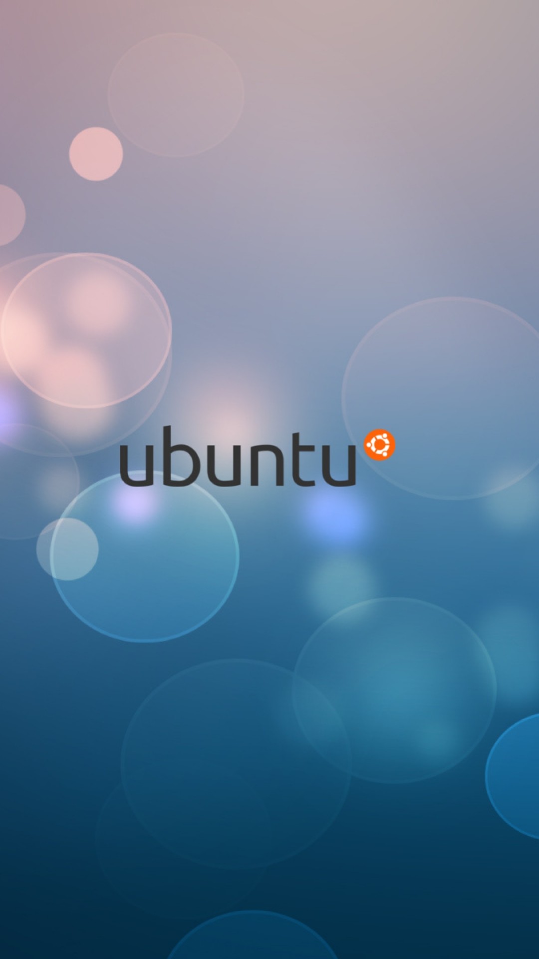 1080x1920  Wallpaper ubuntu, bubbles, linux