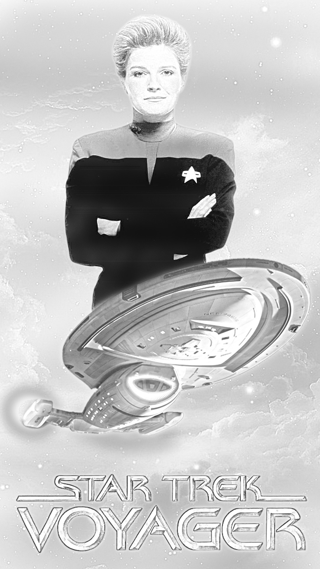 1080x1920 Star Trek Voyager Wallpaper