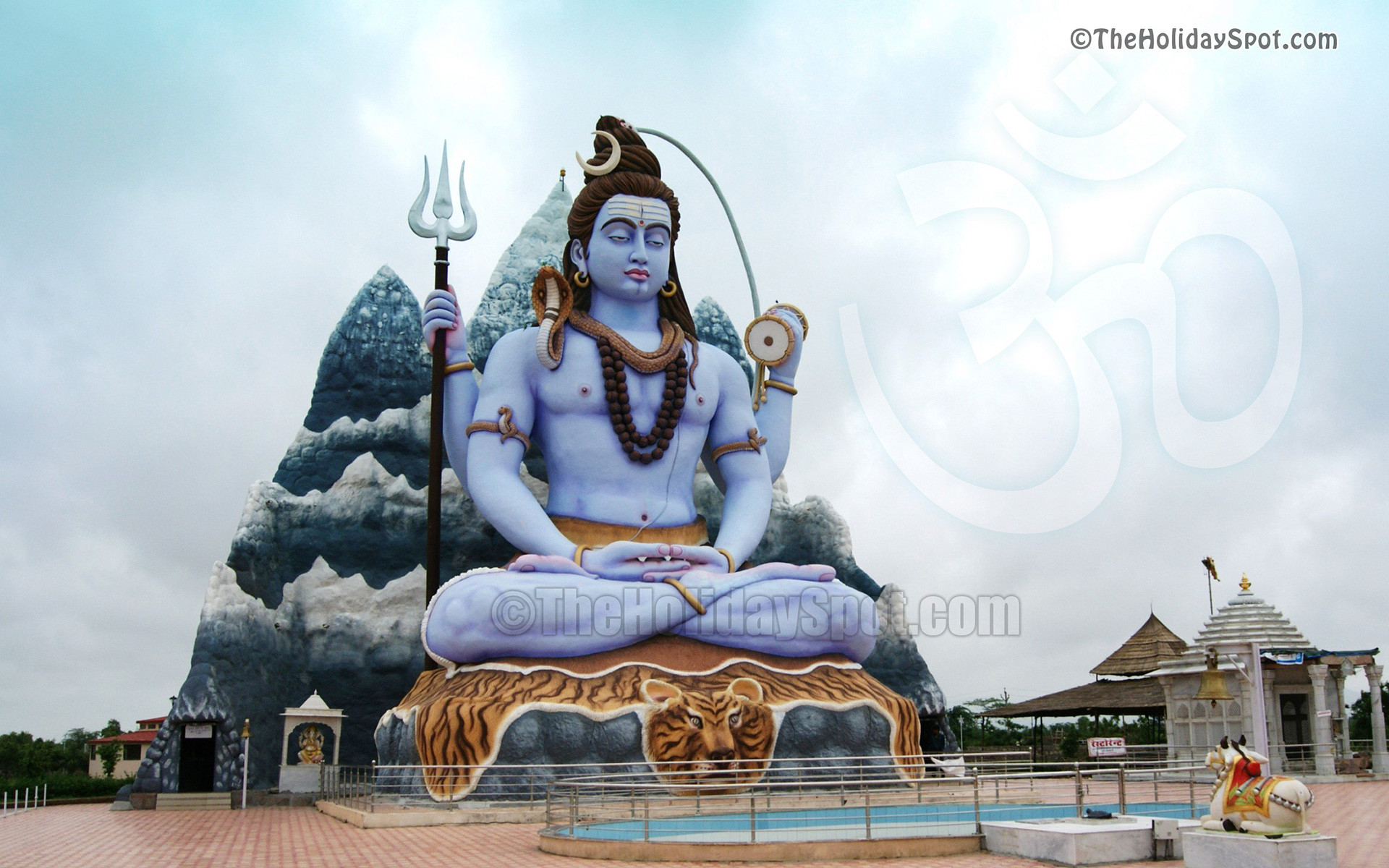 1920x1200 Idol of Lord Shiva