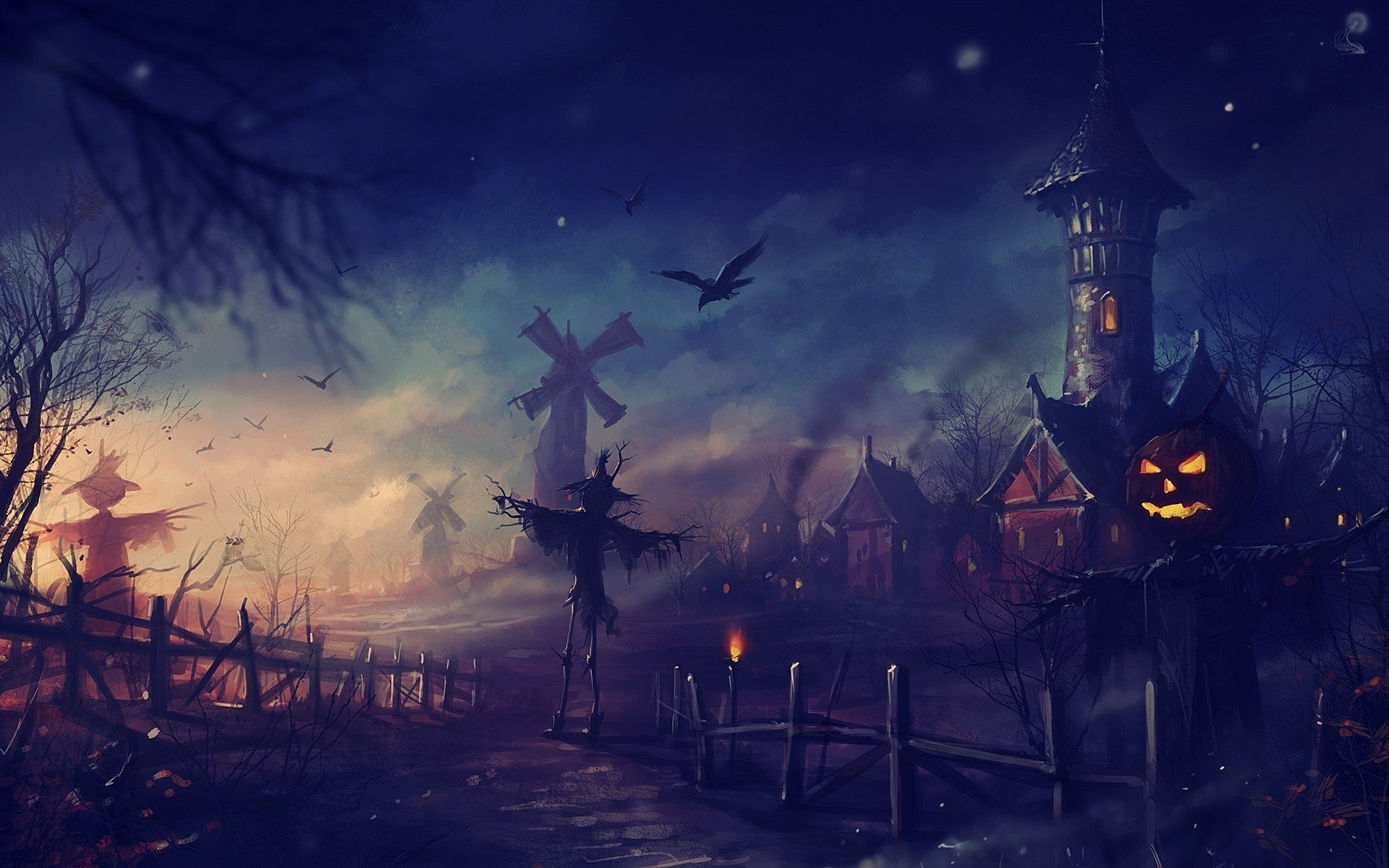 1920x1200 Halloween Night Animated Wallpaper This Is The Image Displayed .