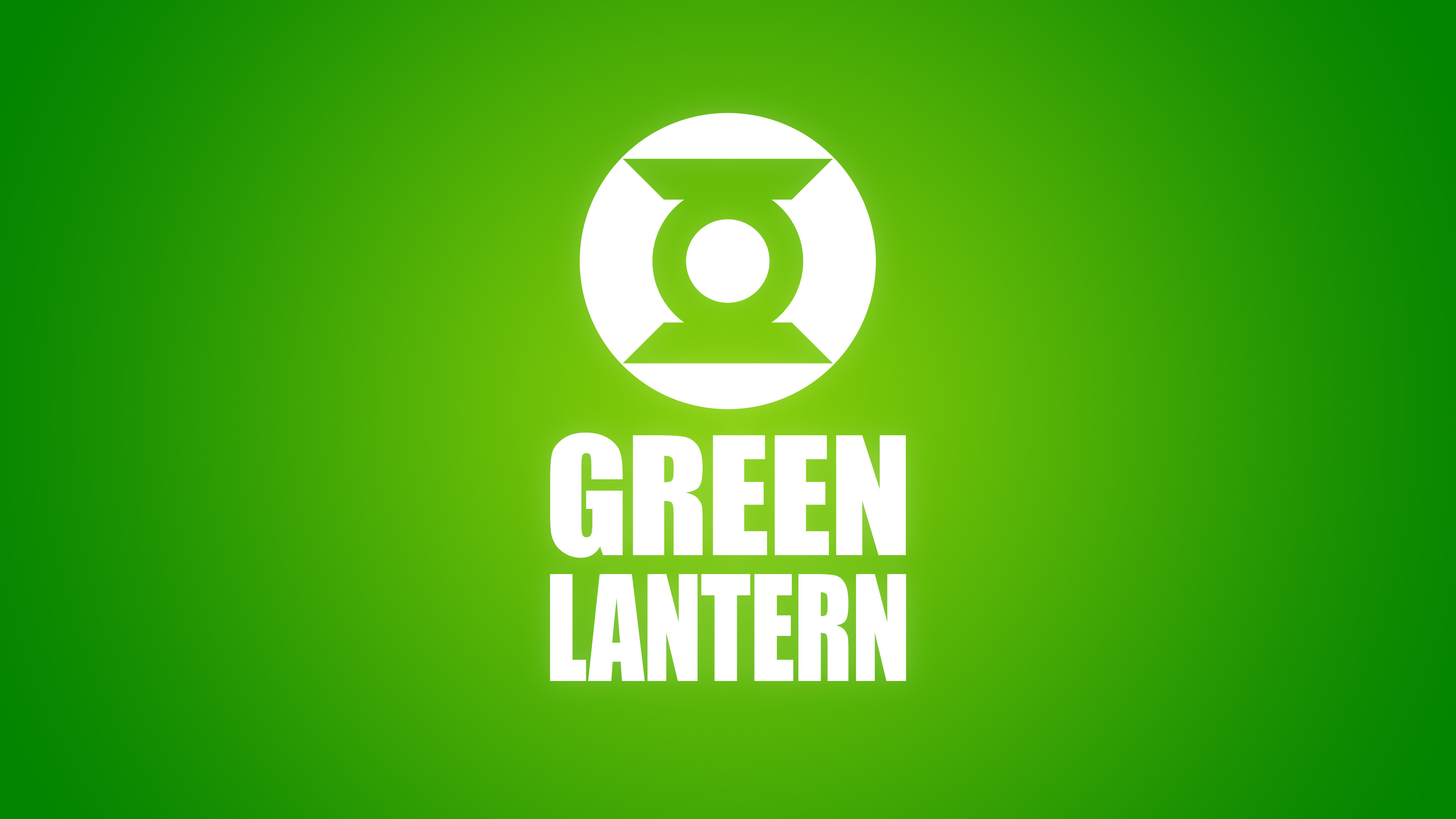 3840x2160 Green Lantern Logo 4k