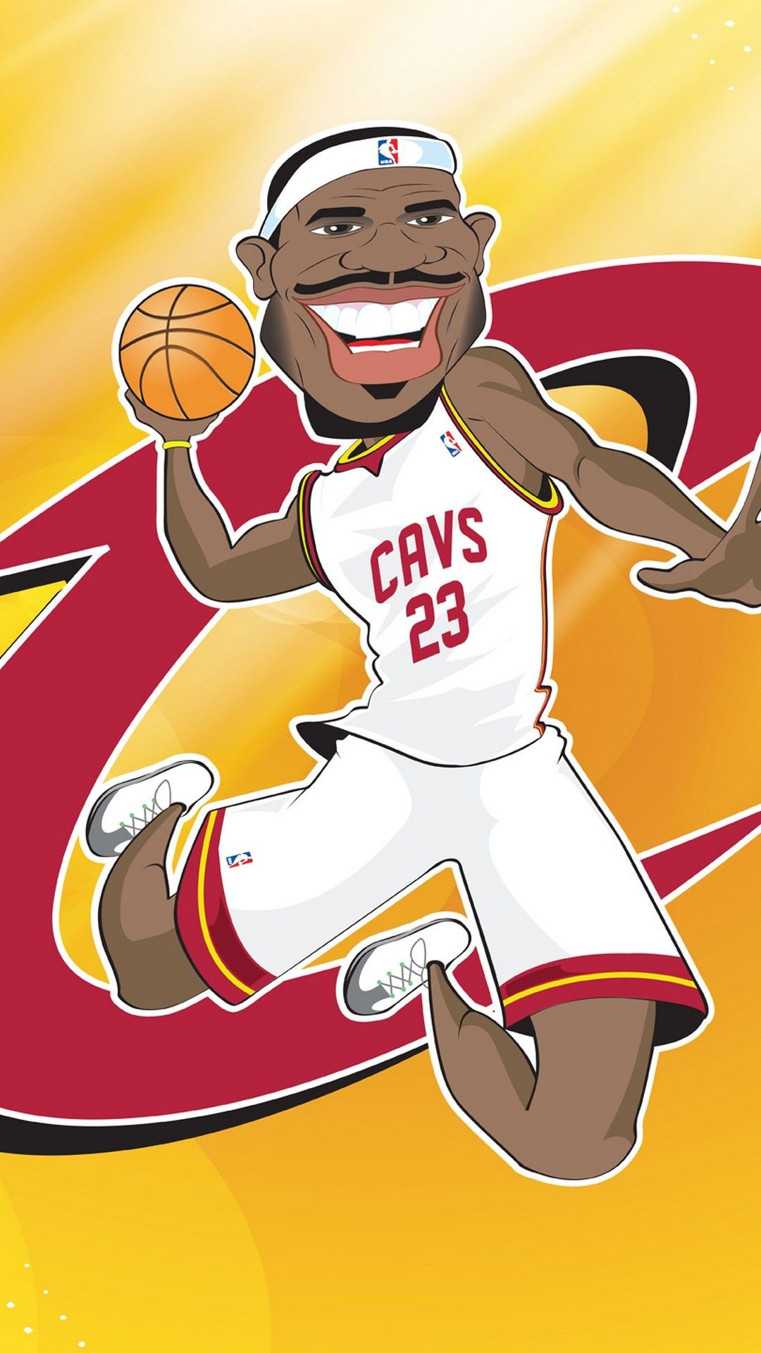 1080x1920 Cleveland Cavaliers NBA iPhone 8 Wallpaper | Best Basketball Wallpapers