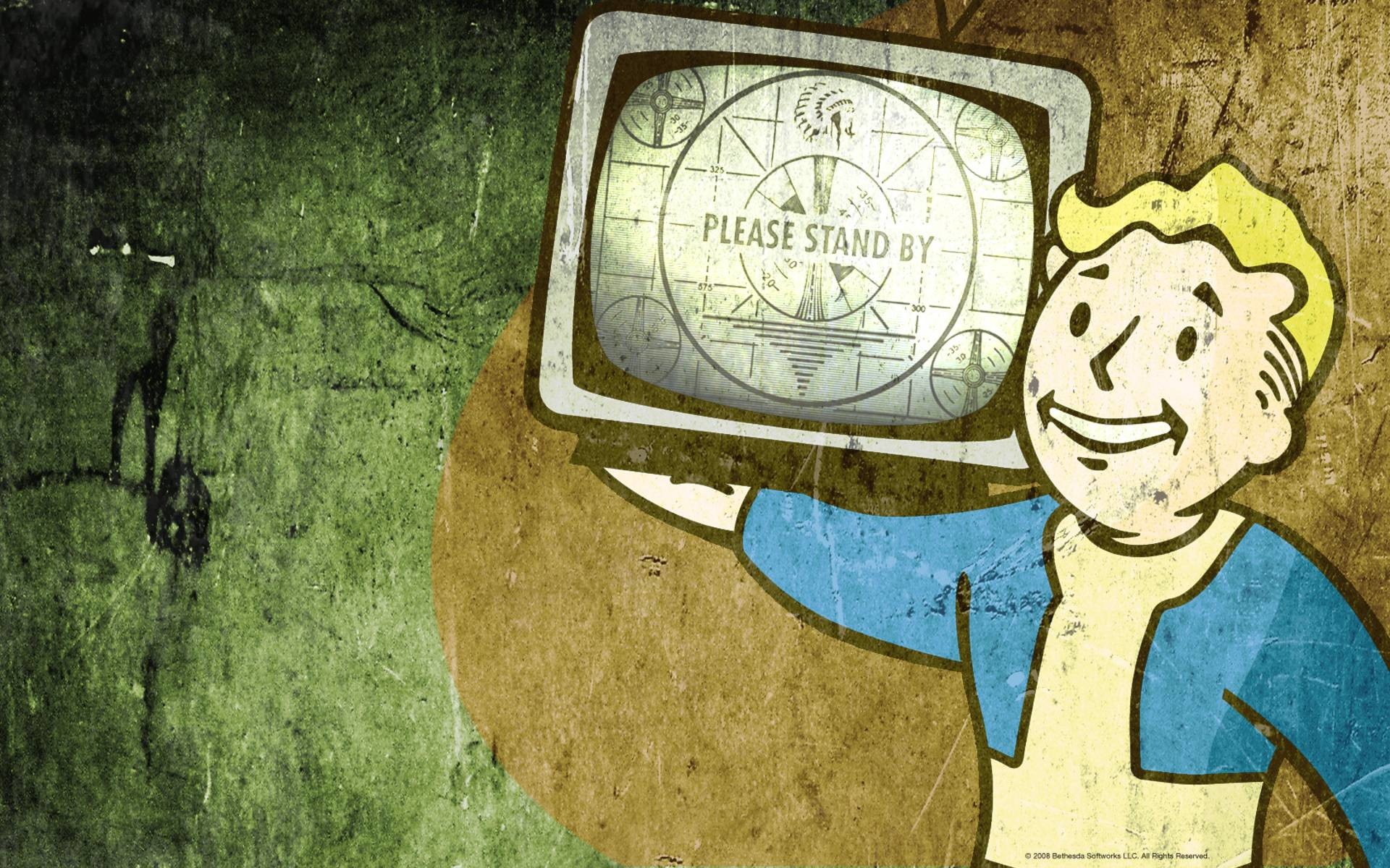 1920x1200 Images For > Fallout Vault Boy Wallpaper Hd