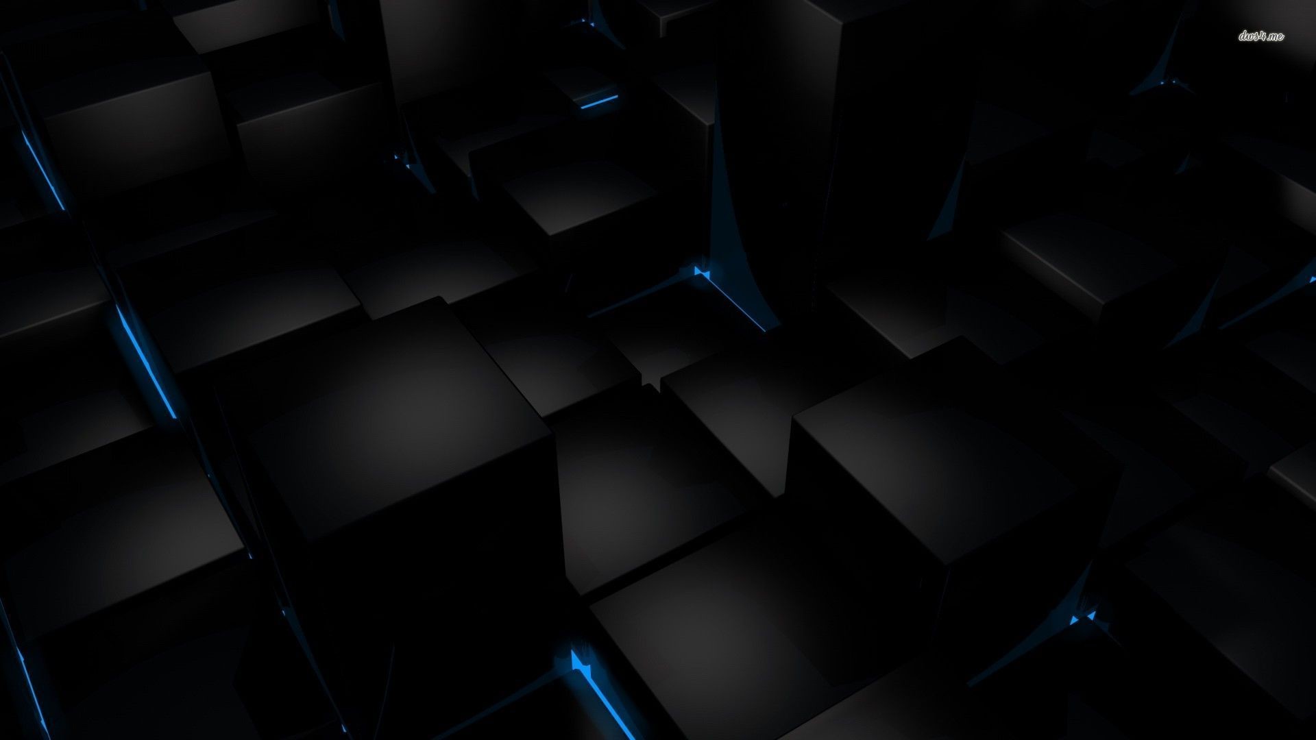1920x1080 Black And Blue Wallpaper 