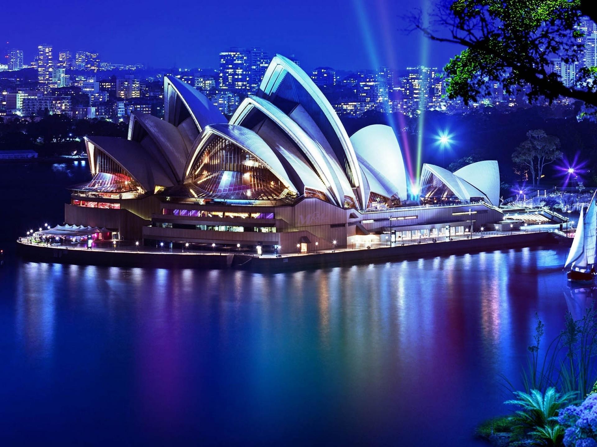 1920x1440 Sydney Opera House At Night, Australia